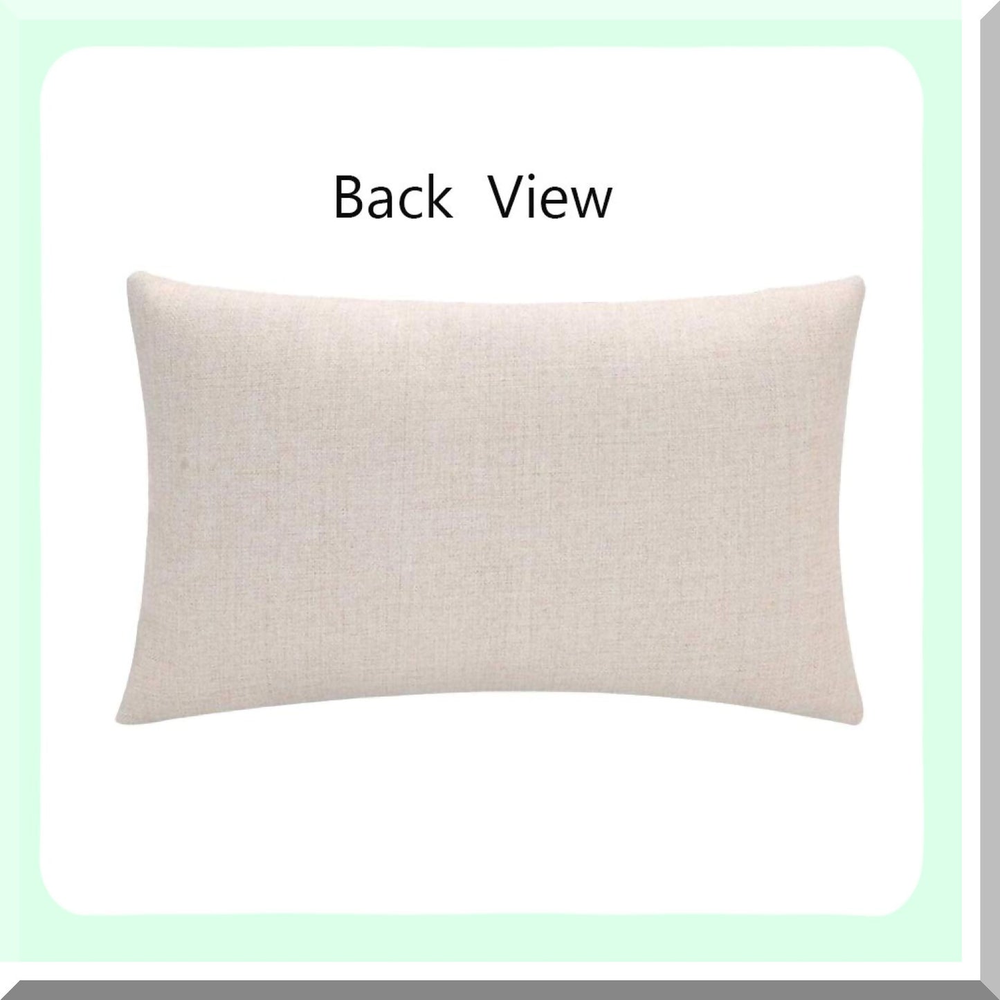 SeaLife Coastal Pillow Covers - Set of 2 Sea Turtle & Sea Horse Rectangular Cushion Covers - Beach Theme Decorative Linen Pillowcases 12" x 20"