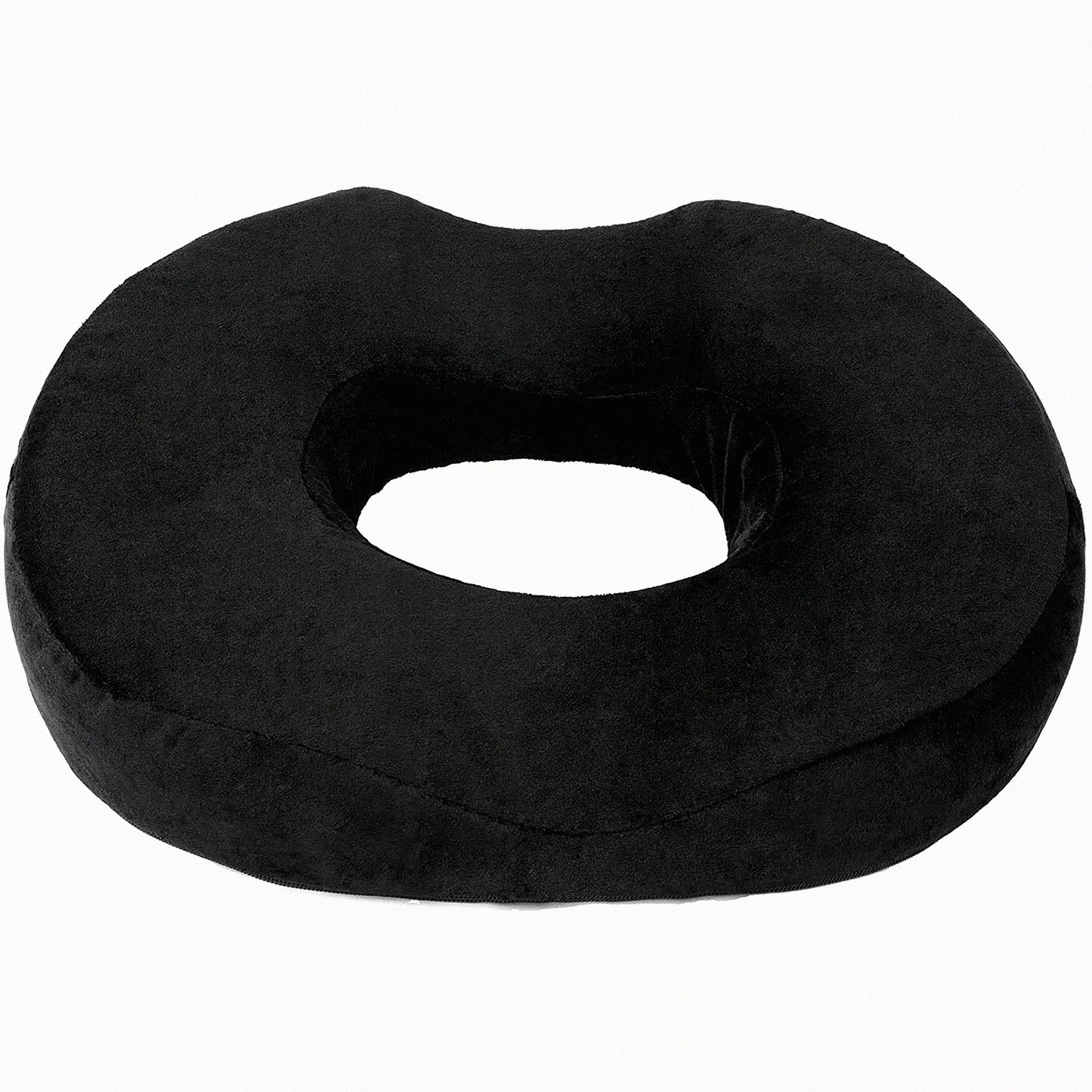OrthoFoam Coccyx Relief Pillow - Tailbone Pain Cushion for Hemorrhoid, Pregnancy, Surgery, Sciatica - Memory Foam Seat Cushion with Orthopedic Design
