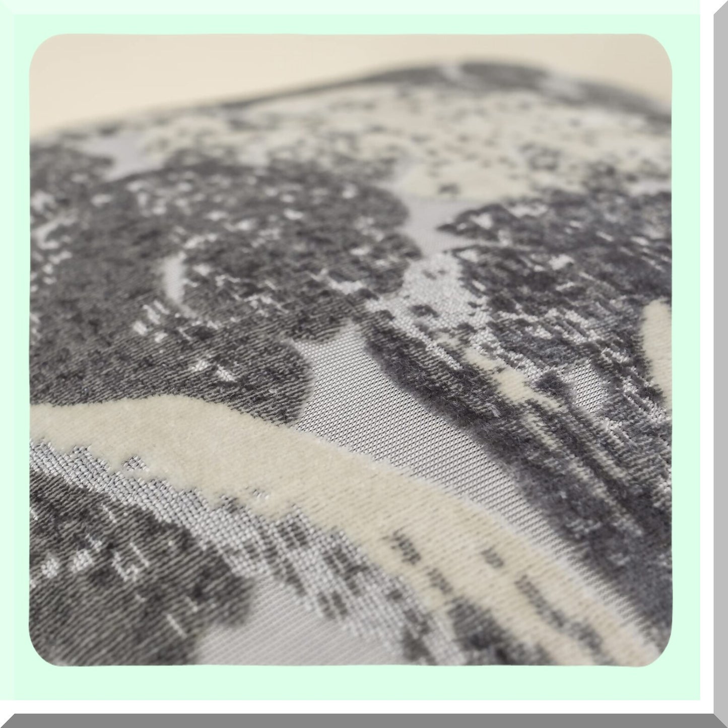 Vintage Grey Monstera Leaf Velvet Lumbar Pillowcase - Textured Cushion Cover for Sofa Couch & Bedroom Decor - Neutral Oblong Throw Pillow 12x20"