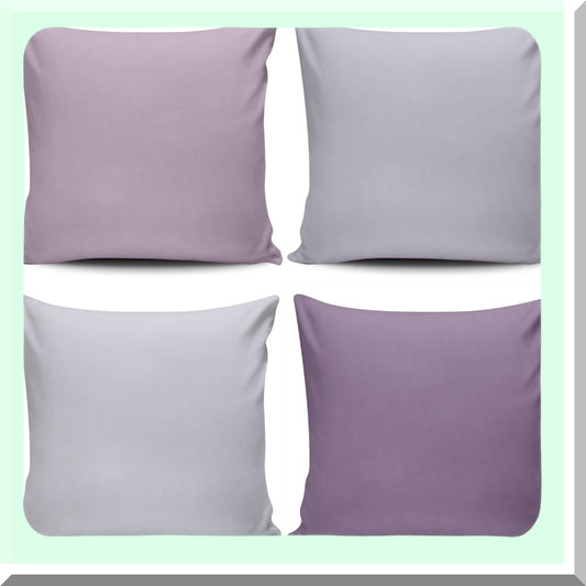 Lavender Orchid Cushion Covers Set of 4 24x24 Inches