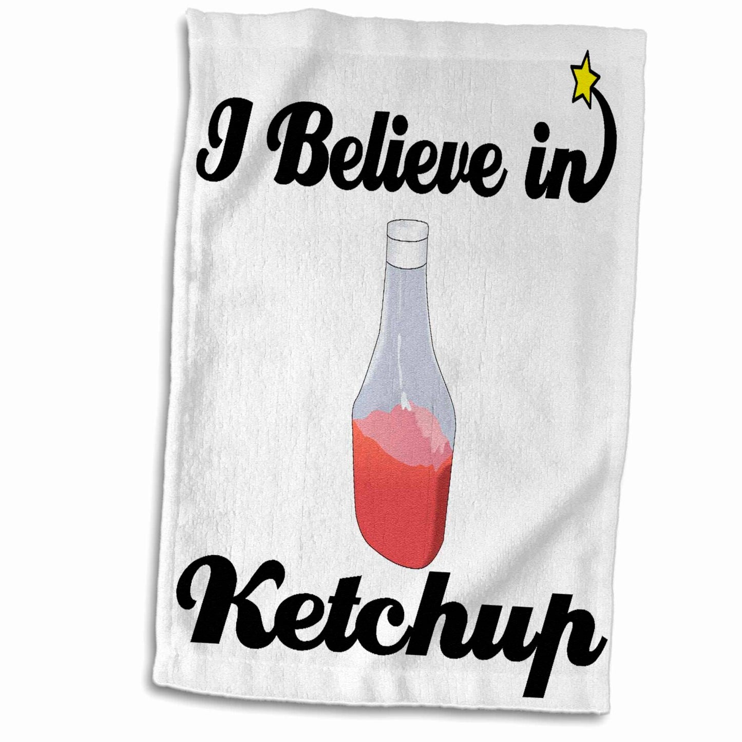 3D Rose Ketchup Hand/Sports Towel 15x22