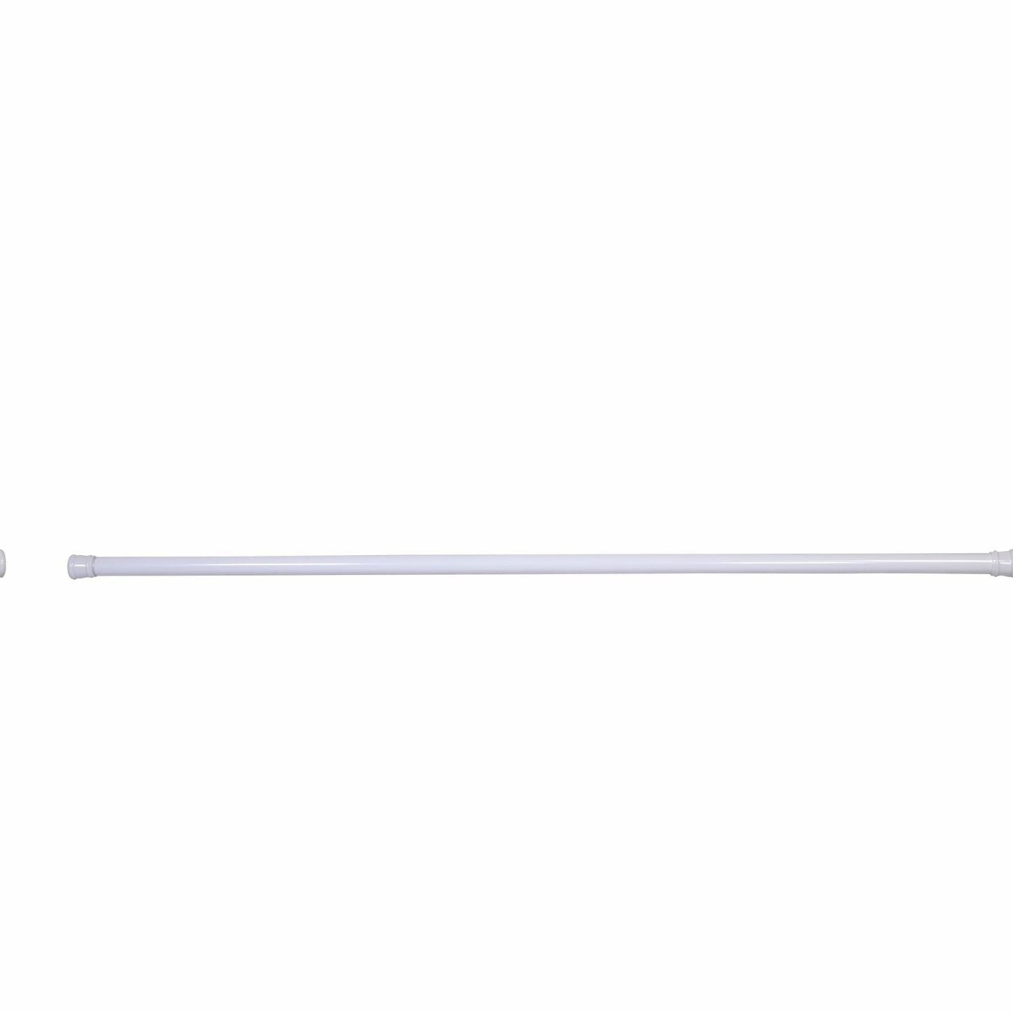 Adjustable White Shower Rod 50-86 Inches