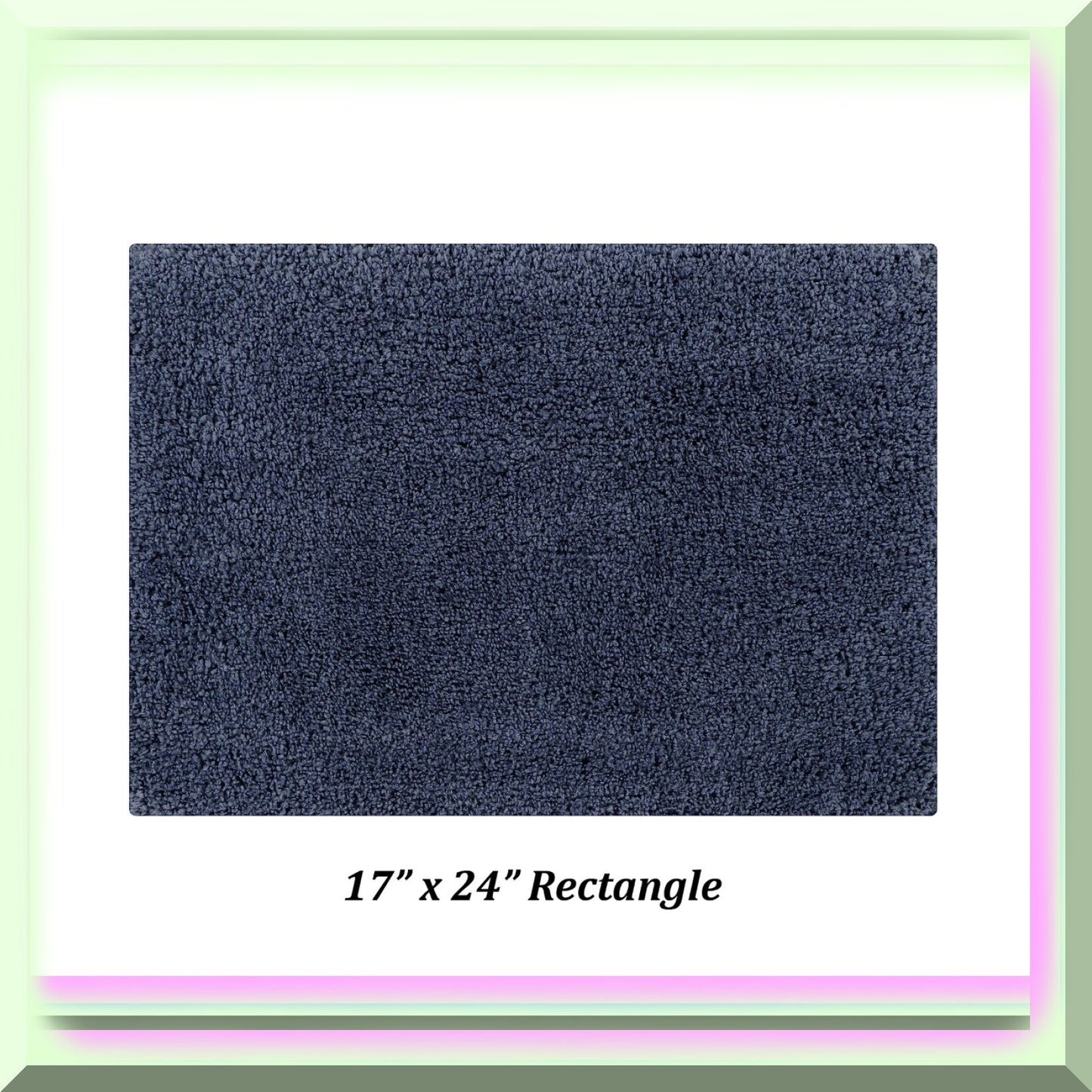 Micro Collection Bath Mat Charcoal 17" x 24"