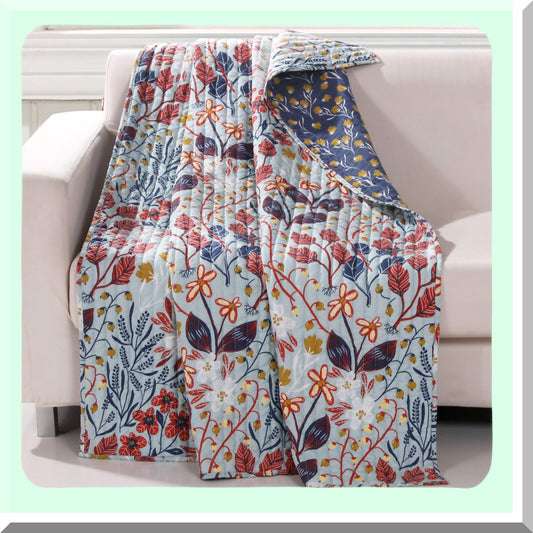 CozySlate 50x60 Throw Blanket - Ultimate Comfort in Slate Blue