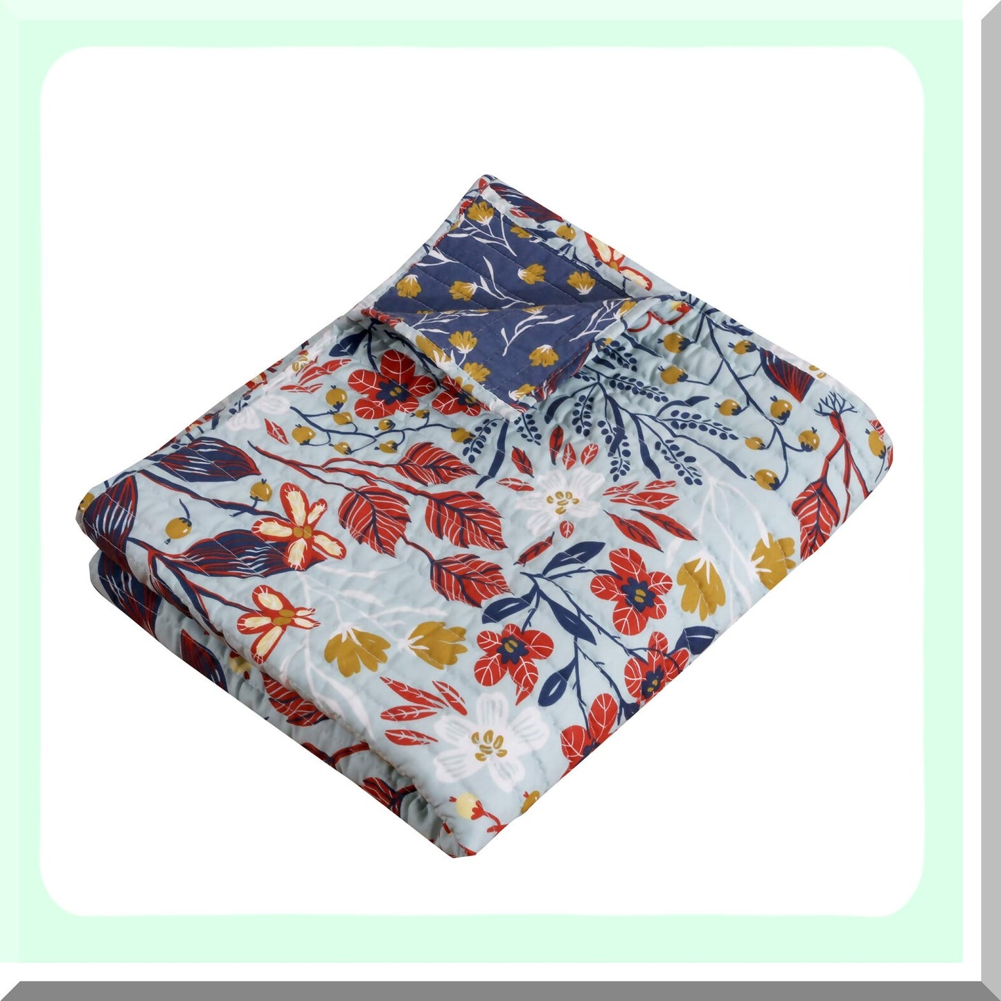 CozySlate 50x60 Throw Blanket - Ultimate Comfort in Slate Blue