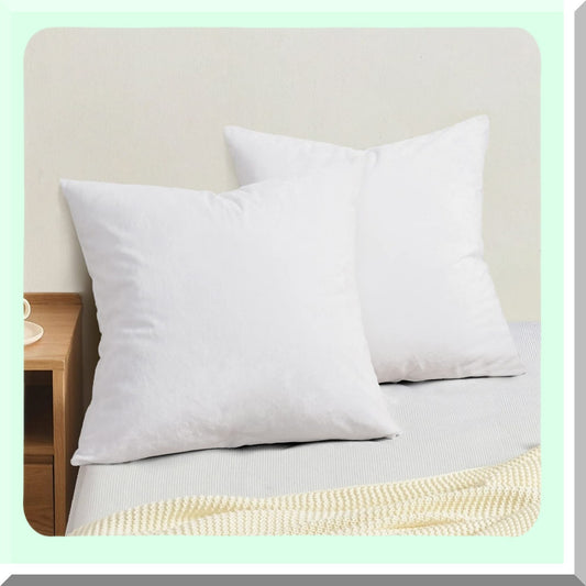 Luxury Velvet Gradient Pillow Covers - 24"x24" 2 Pack - Ultra Soft Cozy Square Shell for Luxurious Decor - No Shedding, No Pilling - White