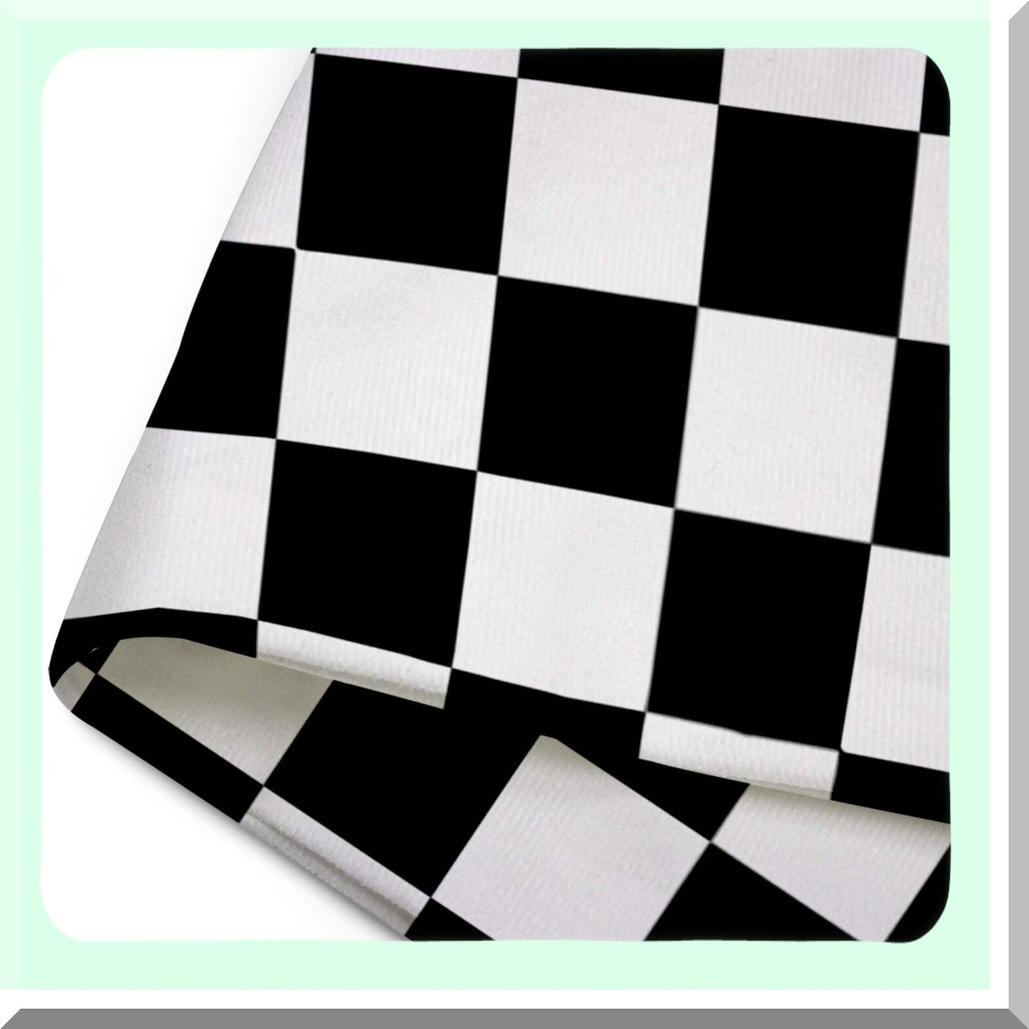 Checkered Race Day Pillow Cover - Black Checkered Racing Decor - 20x20 Inch Square Pillowcase - Home Decor Accent - I Bleed Racing Theme