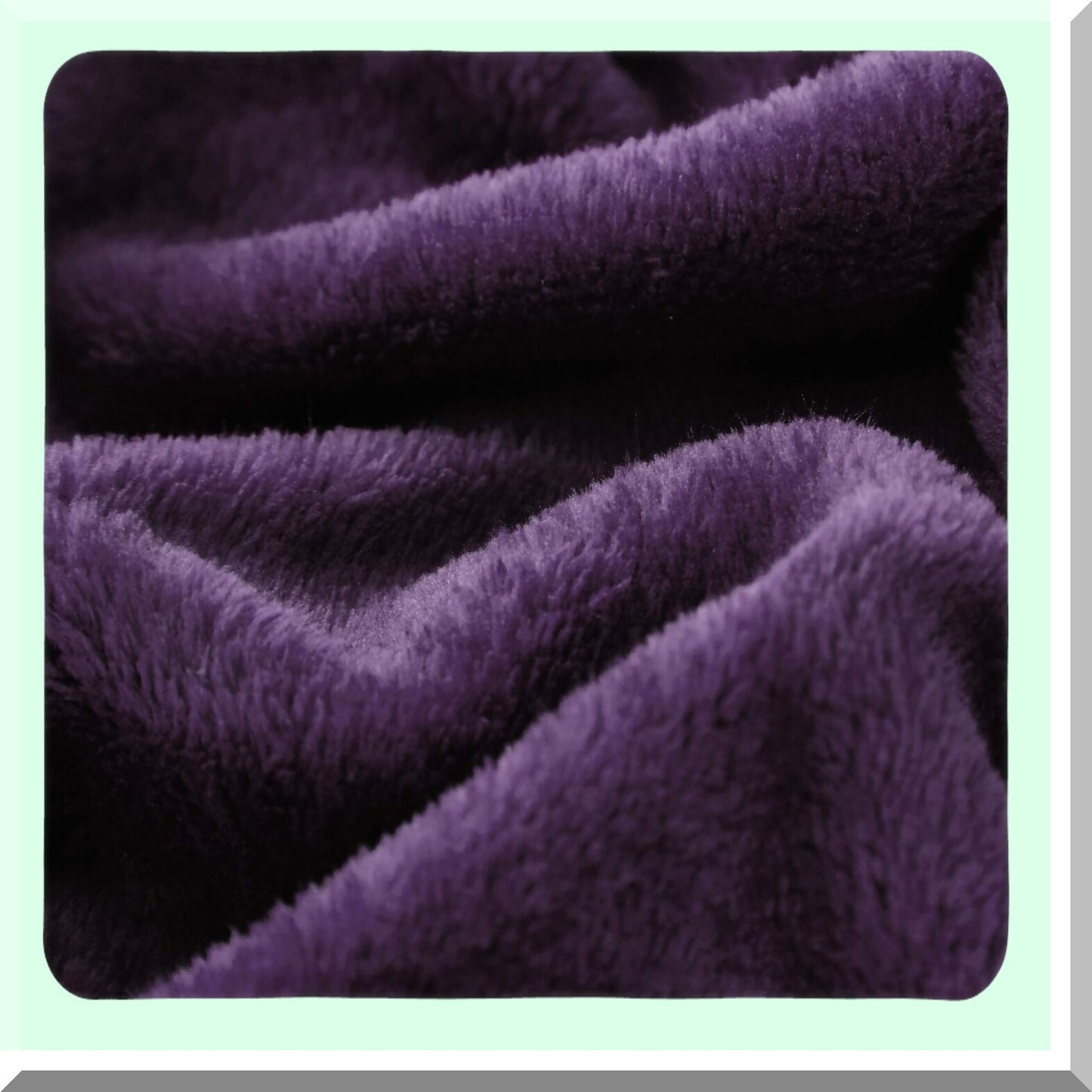 UltraSoft Microplush Fleece Blanket - Plum Comfort