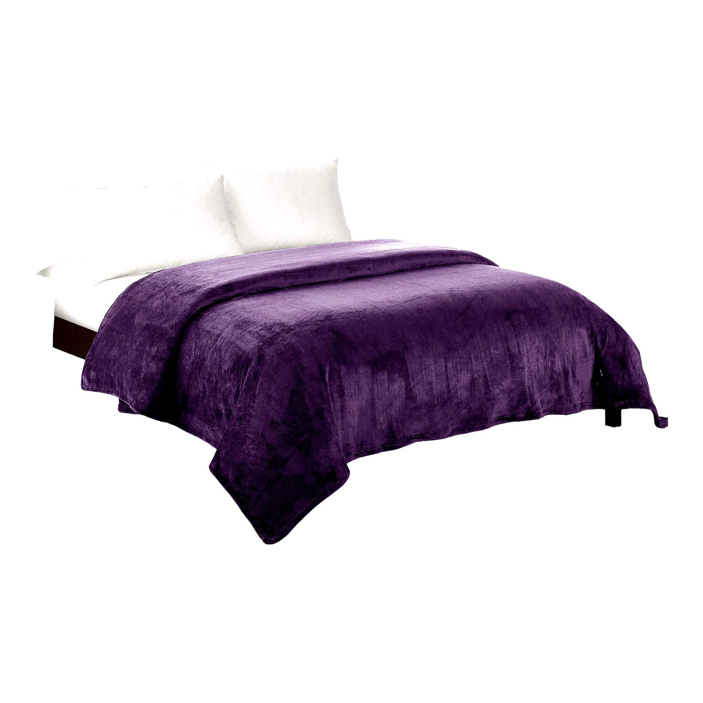 UltraSoft Microplush Fleece Blanket - Plum Comfort