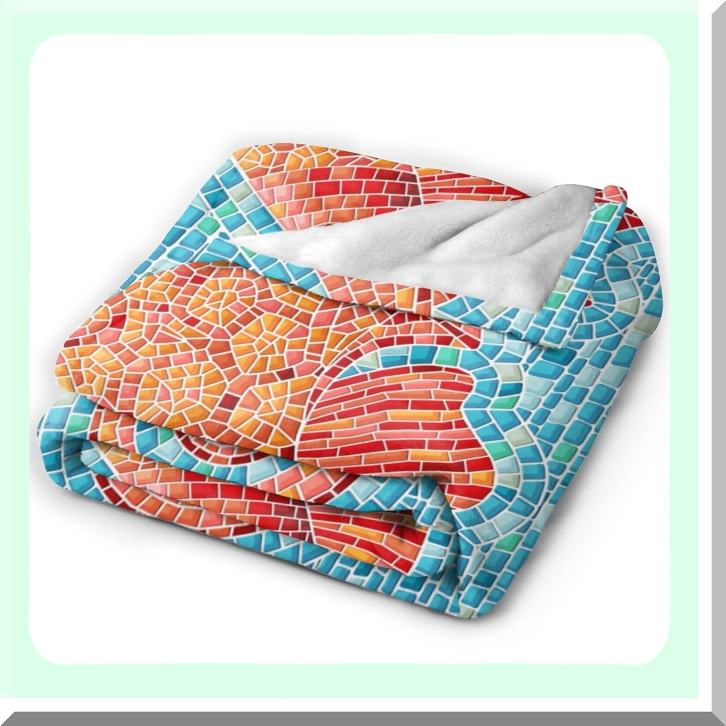 OceanDream Ultra Soft Seahorse Blanket - All Season Cozy Plush Throw for Home, Bedroom, Sofa, Chair, Travel, 30"x40"