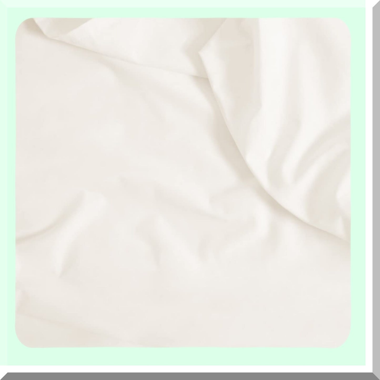 CreamLux Percale Pillowcase Set - 100% Cotton Standard Size - Envelope Closure - Luxury Bedding - Breathable Soft Pillow Cover - Pack of 2