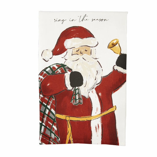 Printed Towel, Ring in The Season, 26" x 16.5"