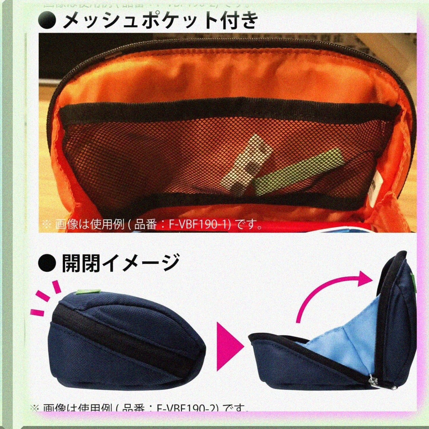 Shell-shaped Pen Case Navy Blue Large Capacity