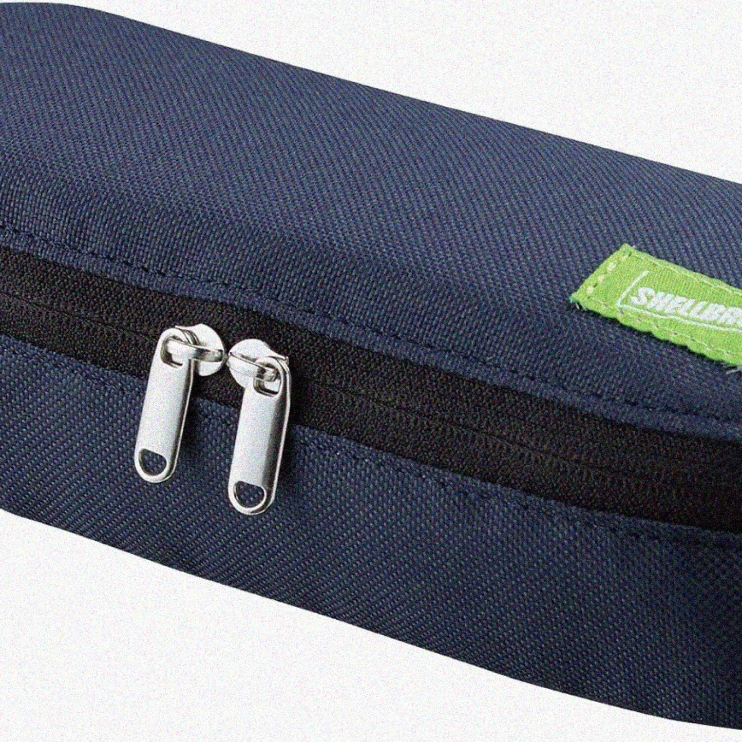 Shell-shaped Pen Case Navy Blue Large Capacity