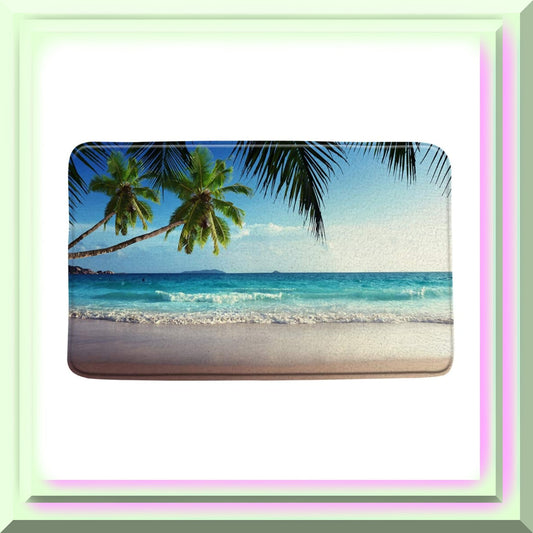 Beach View Bath Mat 20x31 Inches