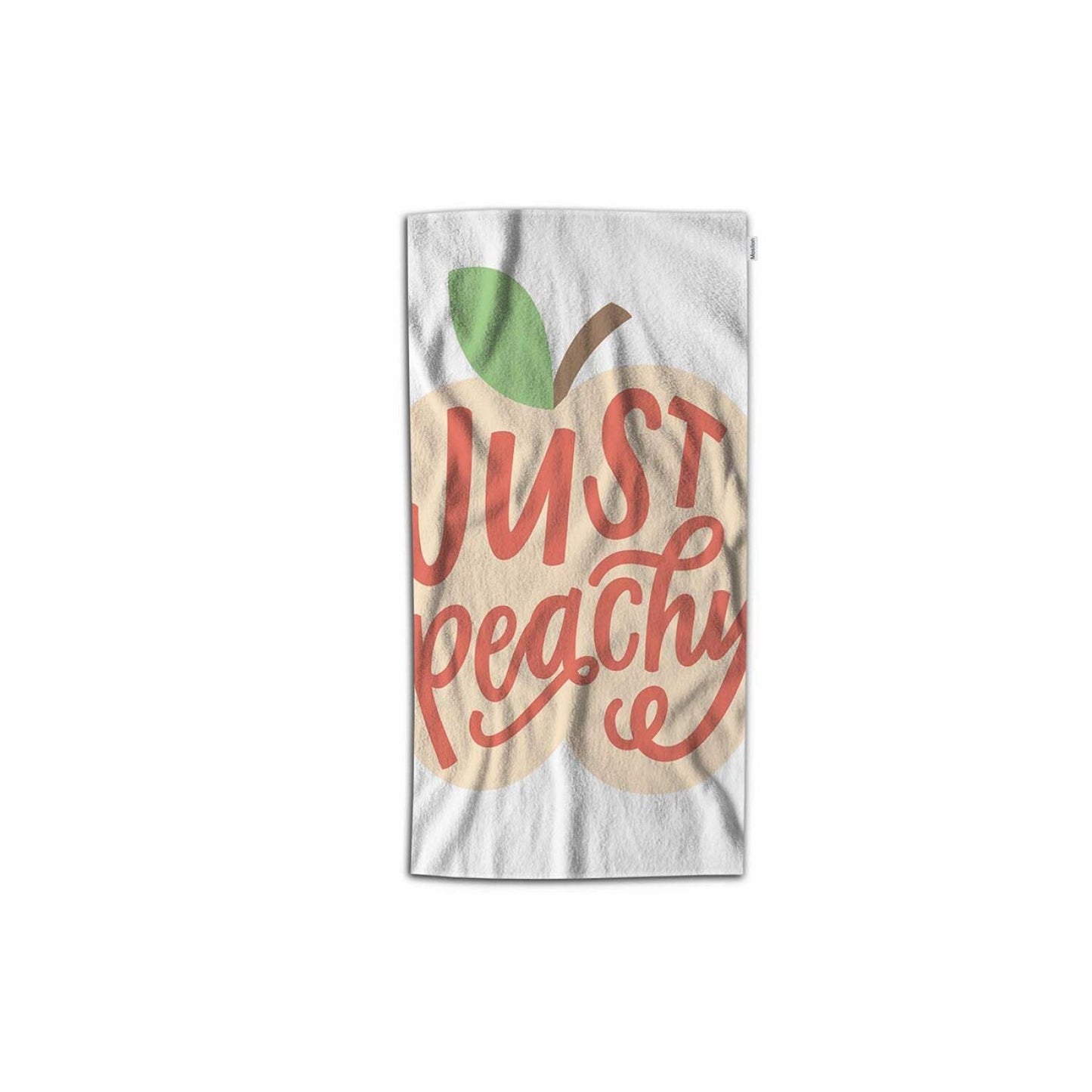 Peach Hand Towels 30x15 Inch Microfiber