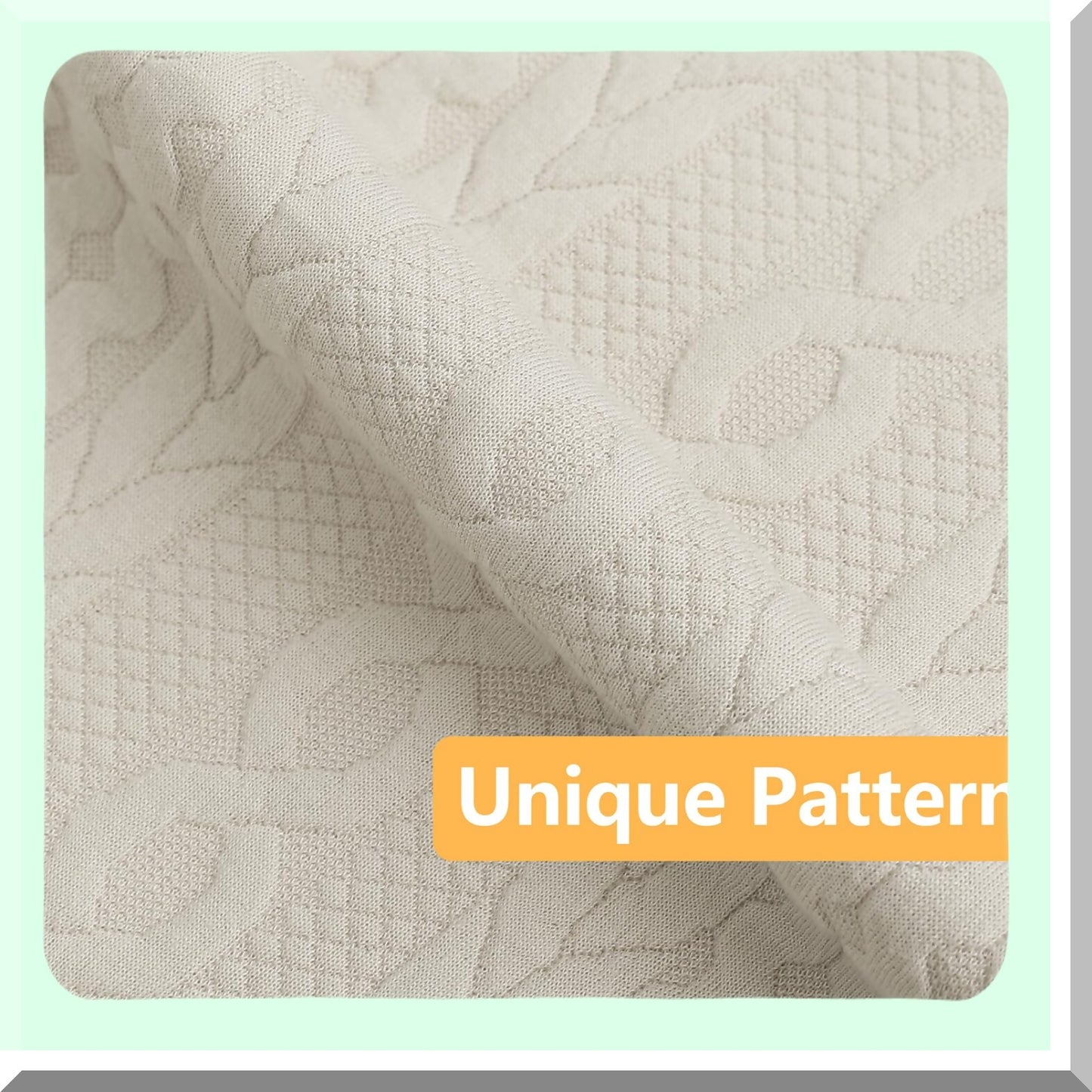 Twisted Rope Patterned Beige Throw Pillow Covers - Set of 2, 24x24 Sofa Bed Decor, Stretchy Embossed Couch Pillow Covers - Stylish Home Decor