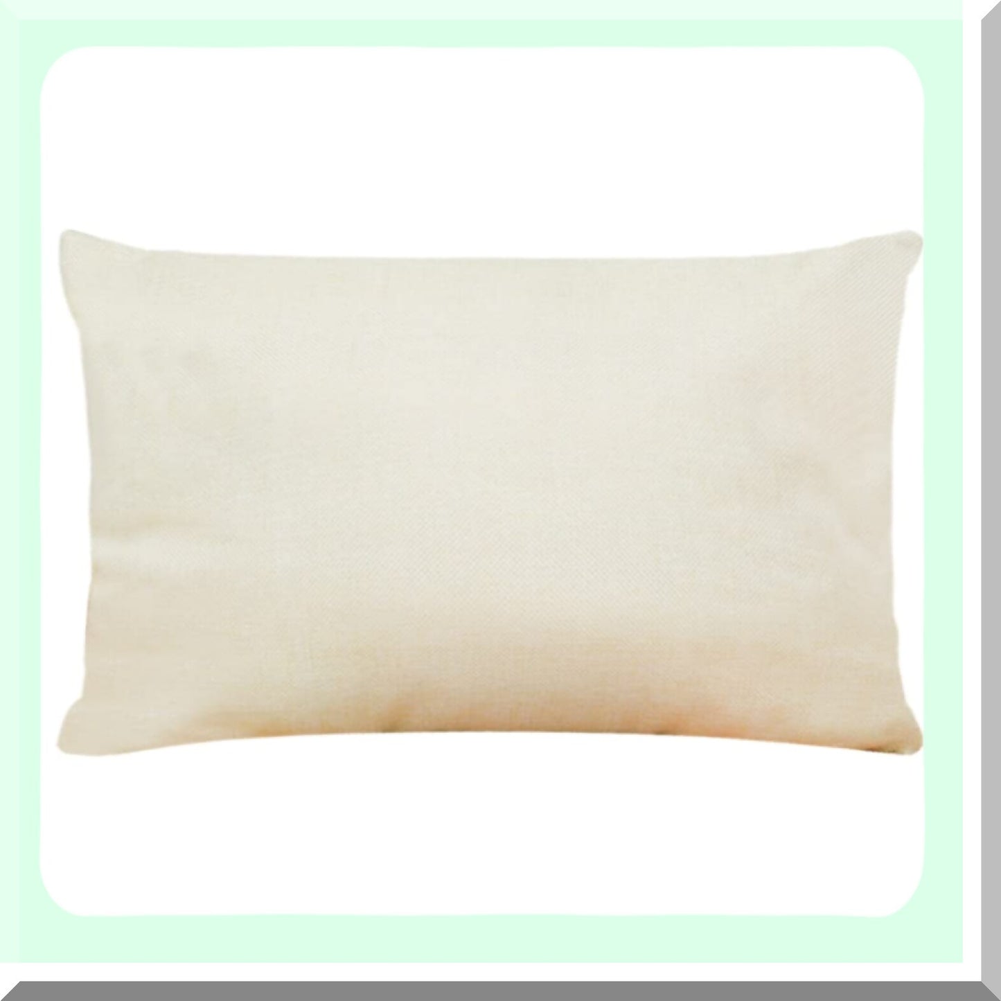 Bubble Gum Highland Cow Decorative Pillow Cover - 12x20 Inch Linen Cushion for Home Decoration on Couch, Sofa, Bed - Highland Blowing Bubble Gum Theme