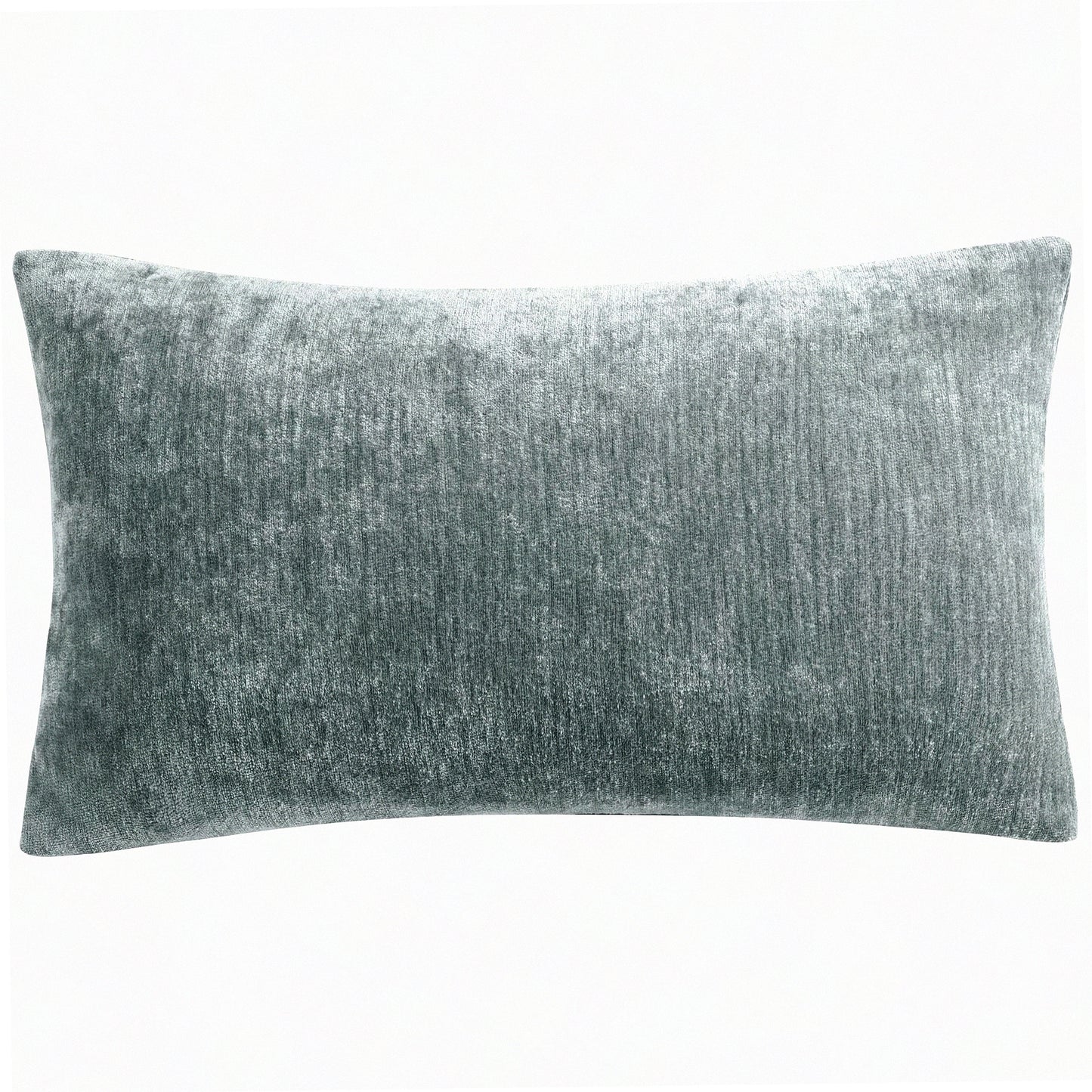 Water Repellent Chenille Throw Pillow Covers - Soft Decorative Cushion Covers for Sofa & Car - Cute Home Pillowcases - 12x20 Inch Light Gray
