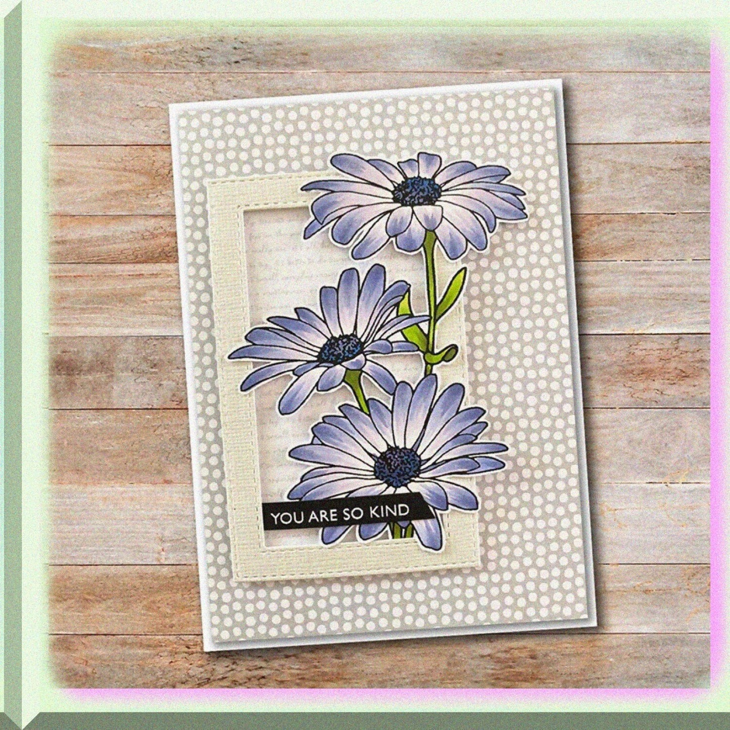 Chamomile Silicone Clear Stamp and Die Set
