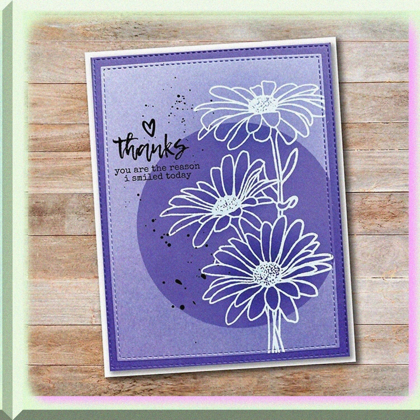 Chamomile Silicone Clear Stamp and Die Set