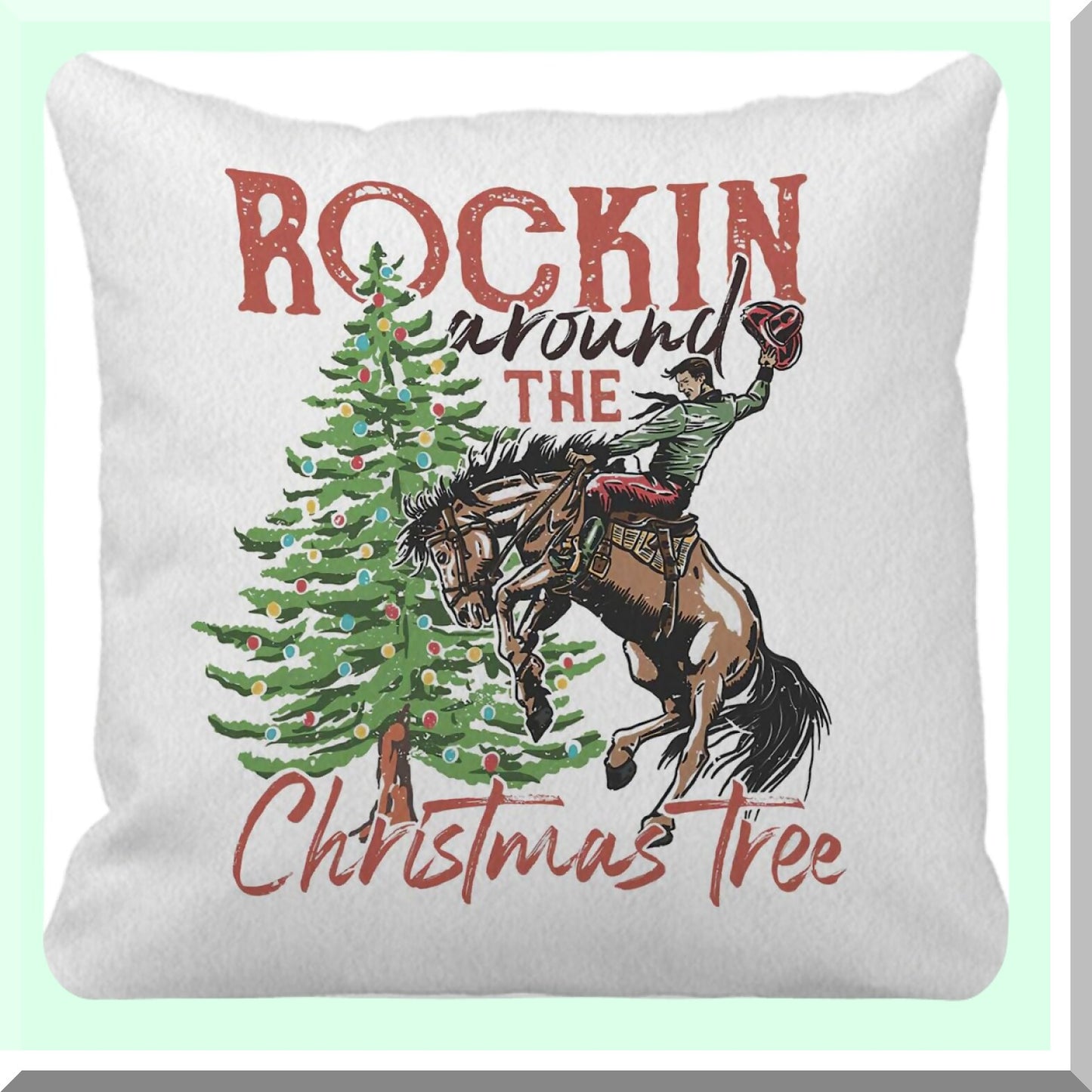 Rustic Western Charm Pillow Covers - Set of 4 18x18 Decorative Throw Pillows for Cowboy Vintage Outdoor Home Decor