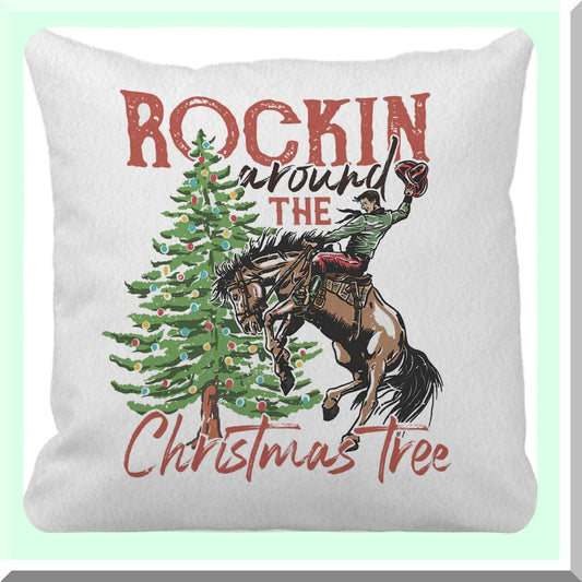 Rustic Western Charm Pillow Covers - Set of 4 18x18 Decorative Throw Pillows for Cowboy Vintage Outdoor Home Decor