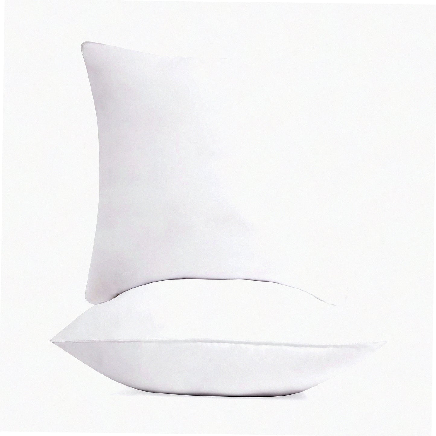 PlushDream 20x20 Pillow Inserts - Set of 2 | Fluffy Square Pillow Forms for Bed, Sofa, Couch | Decorative Indoor Outdoor Sham Stuffer | Premium Neck Pillow for Sleeping & Travel