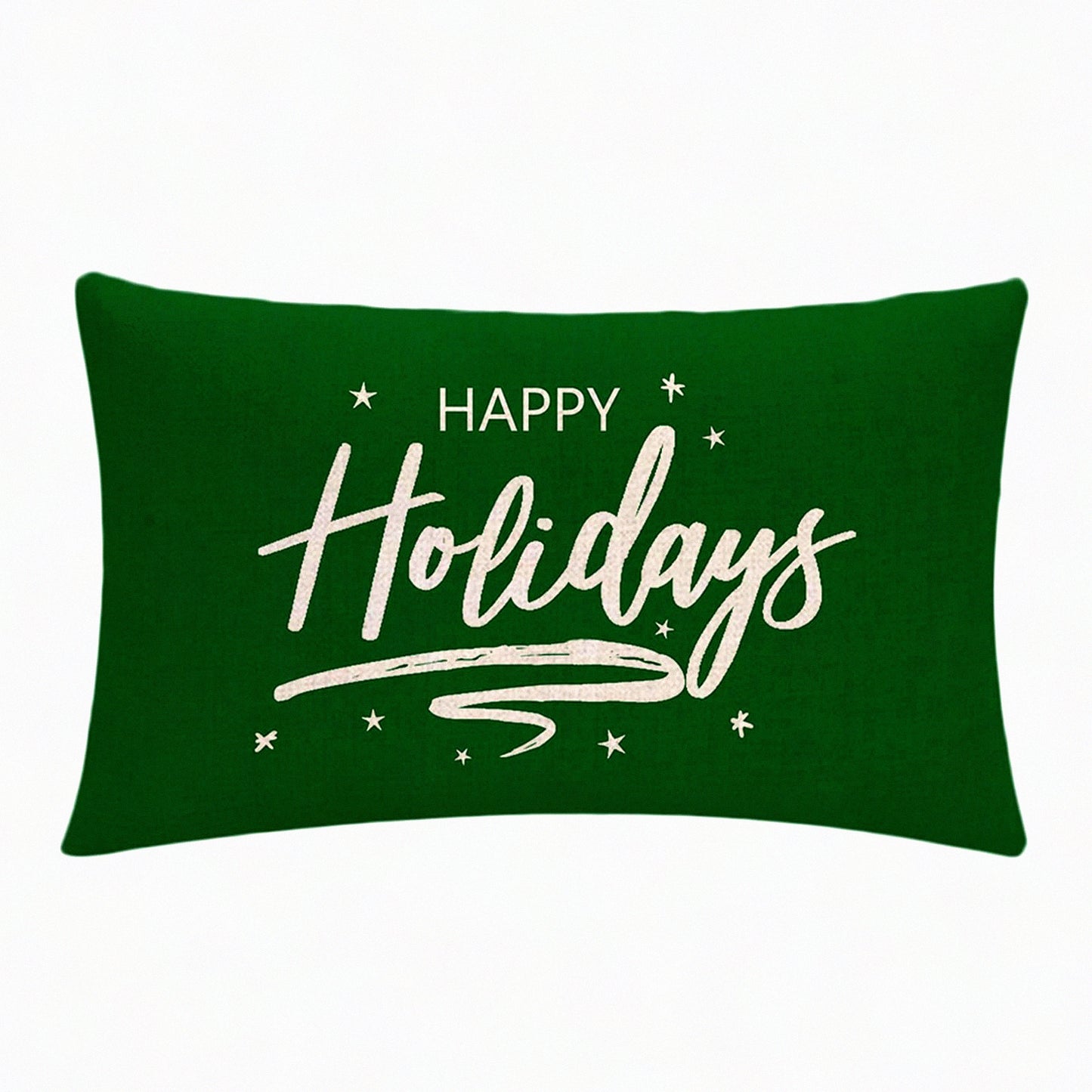 Winter Wonderland Farmhouse Holiday Pillow Cover - Festive Merry Christmas Decorative Cushion Case for Home Sofa and Patio Décor