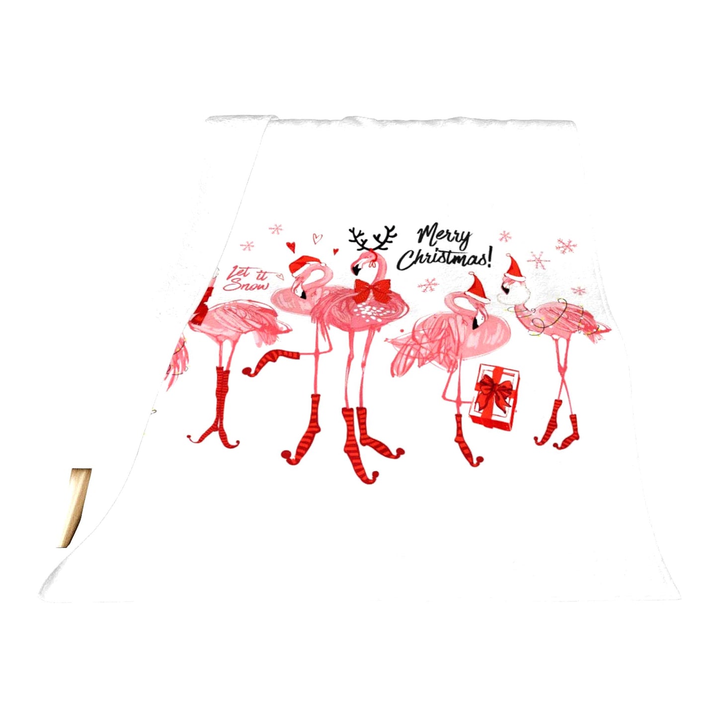 CozyFlame Pink Flamingo Fleece Throw Blanket - Lightweight, Soft & Warm for Bed, Sofa, Couch - 60"x50""