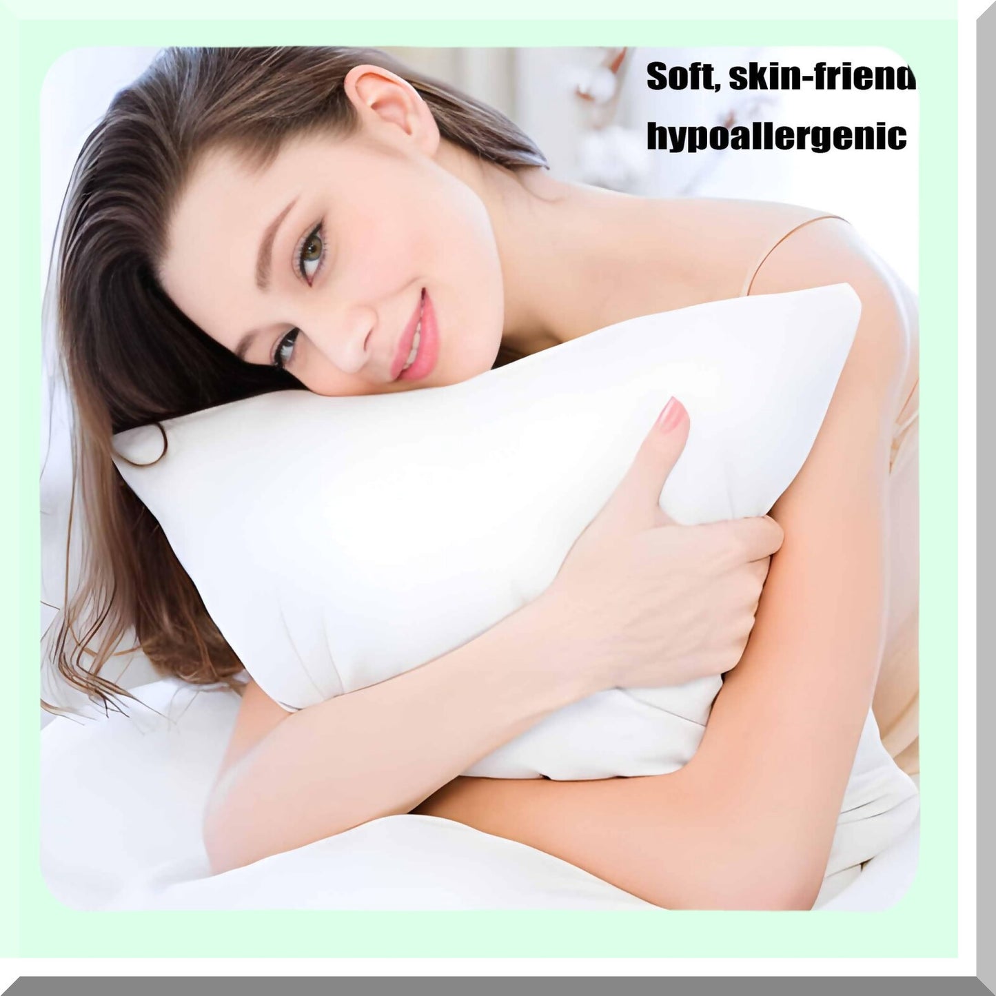 CozyDreams Plush Pillow Set - 4 Pack Standard Size 20"x26" for Stomach & Back Sleepers, Hypoallergenic Down Alternative Filling, Machine Washable