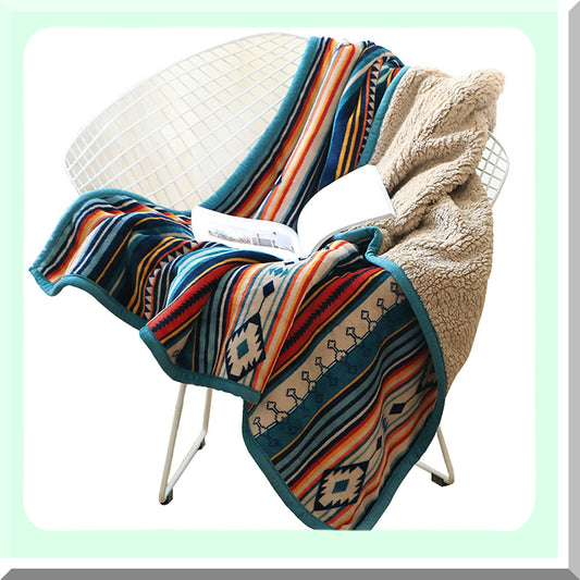CozyBoho Fleece Throw Blanket - 50x60 Inch Soft, Warm, Fluffy Blanket for Bed, Sofa, Couch, Office