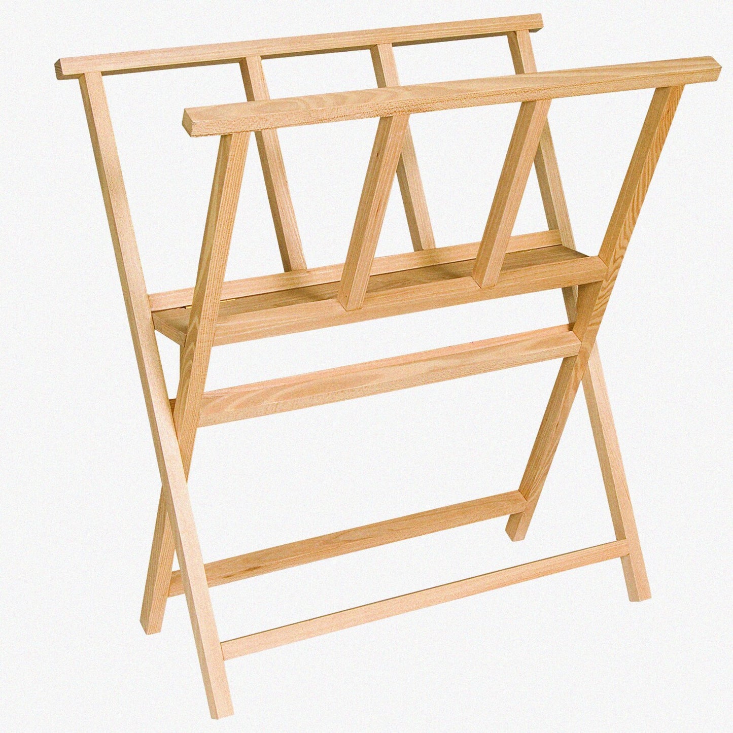Folding Beechwood Large Print Display Rack