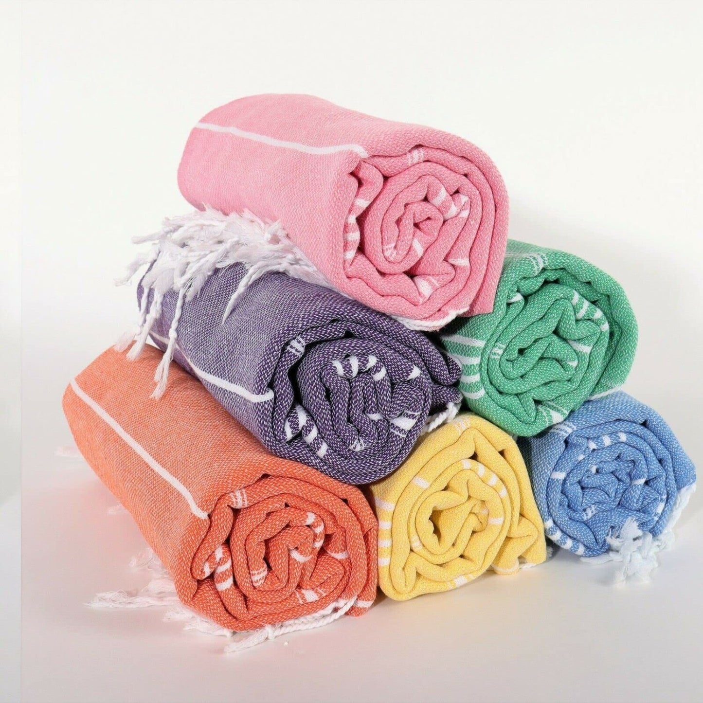 Oversized Turkish Beach Towel Set of 6