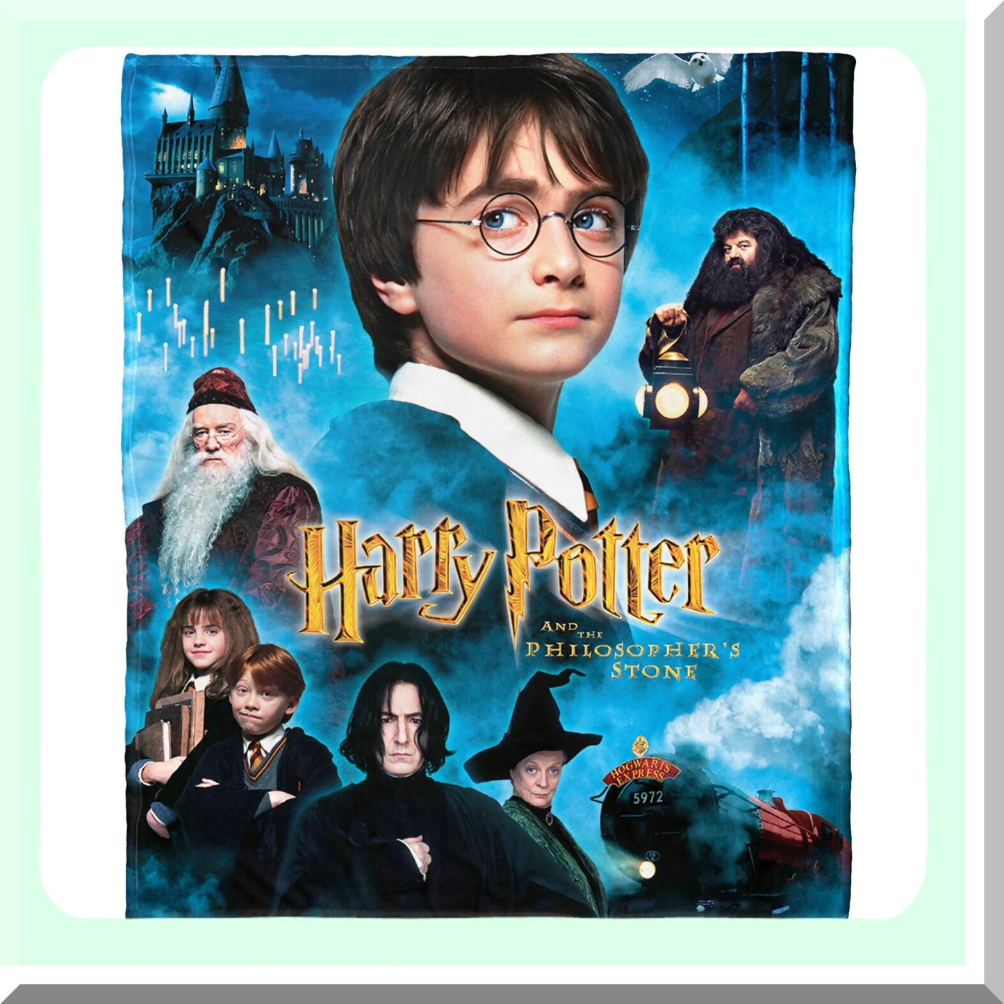 Wizard's Comfort: Harry Potter Silk Touch Throw Blanket, 50" x 60", Philosopher's Stone Edition"