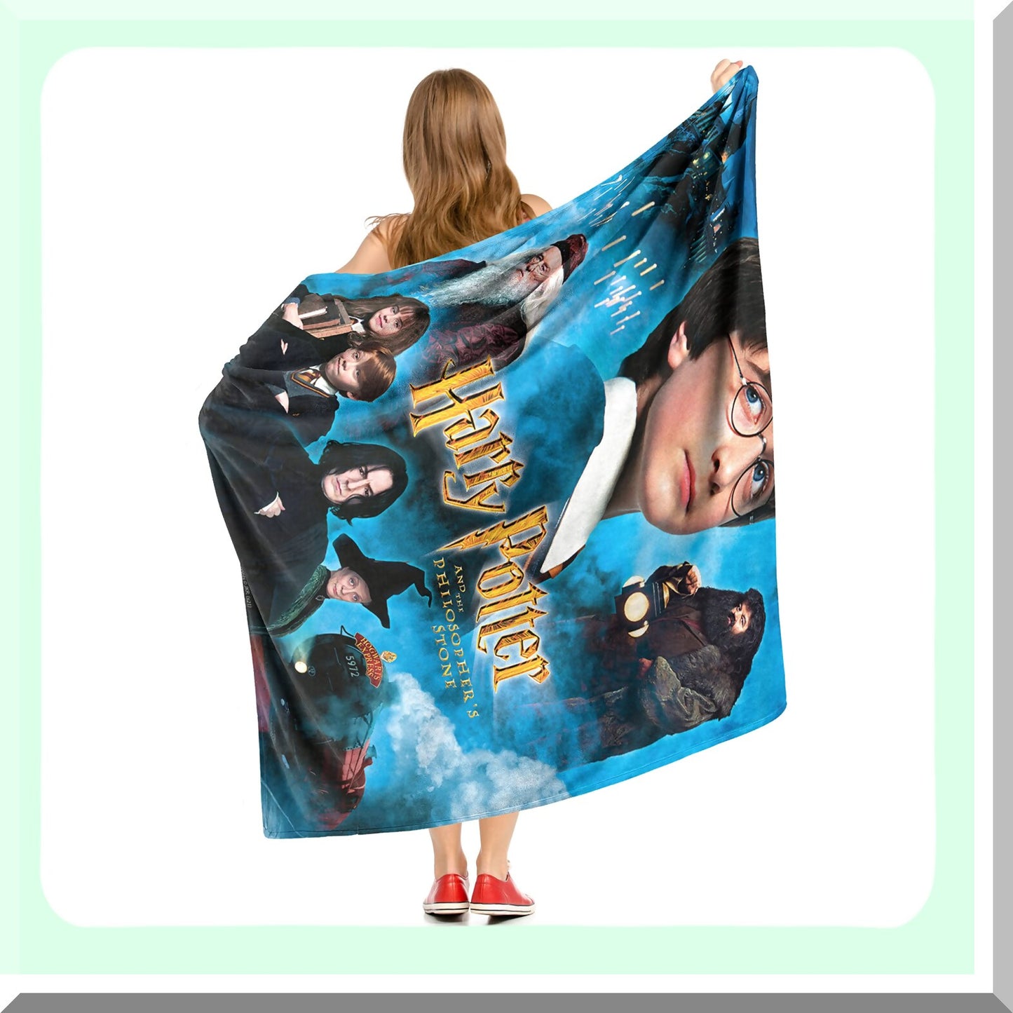 Wizard's Comfort: Harry Potter Silk Touch Throw Blanket, 50" x 60", Philosopher's Stone Edition"