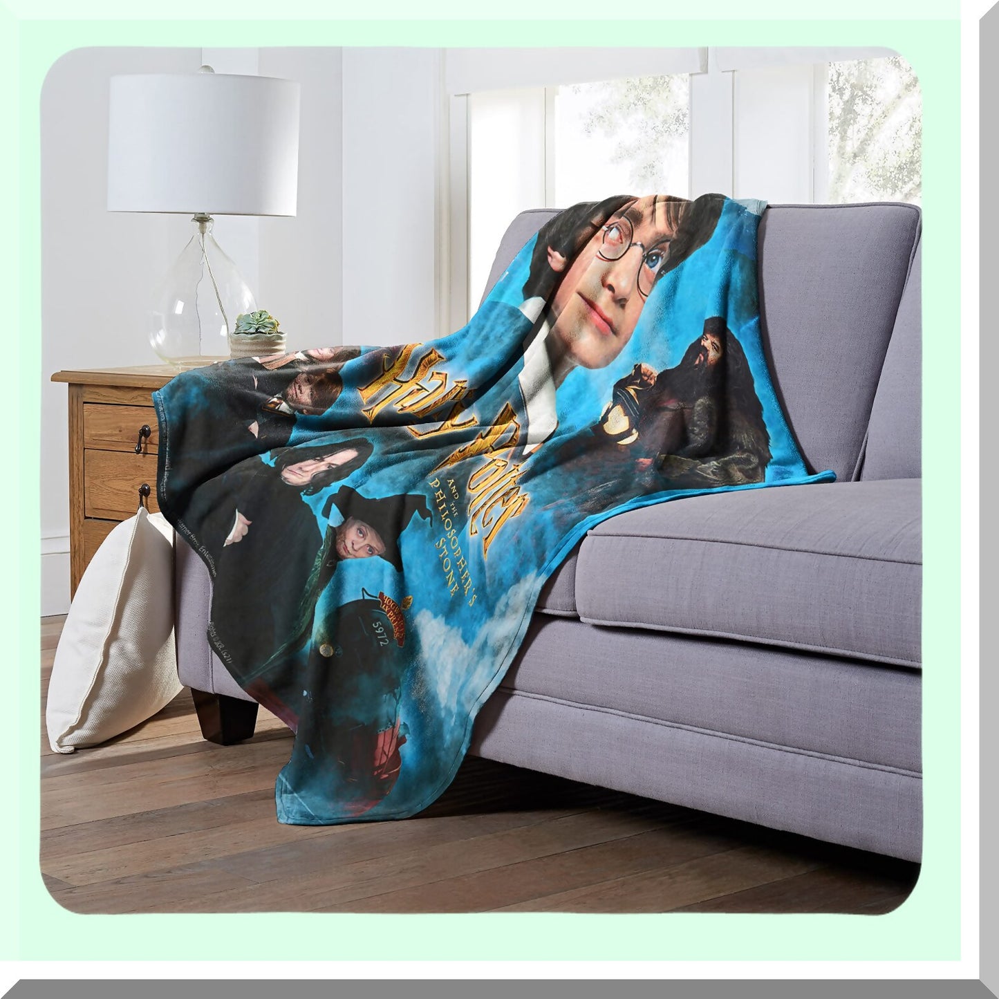 Wizard's Comfort: Harry Potter Silk Touch Throw Blanket, 50" x 60", Philosopher's Stone Edition"