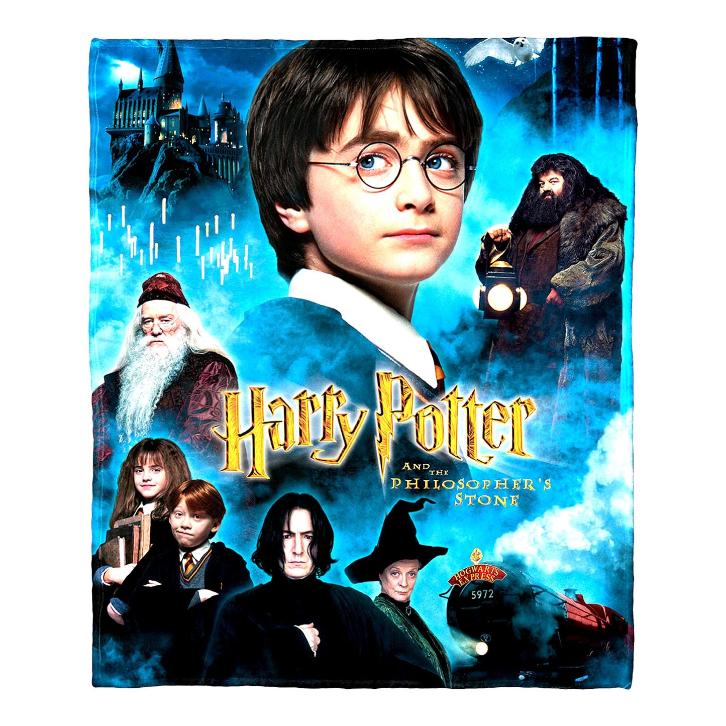 Wizard's Comfort: Harry Potter Silk Touch Throw Blanket, 50" x 60", Philosopher's Stone Edition"