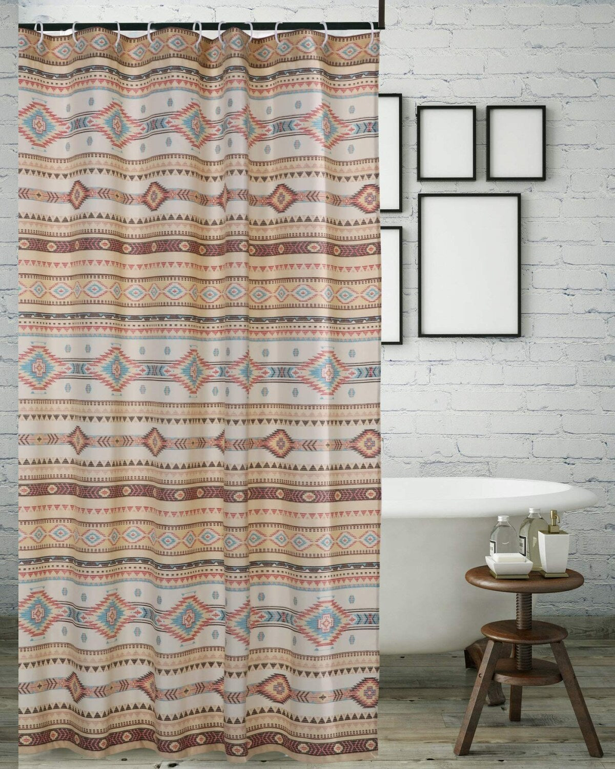 Phoenix Shower Curtain 72x72 in Tan