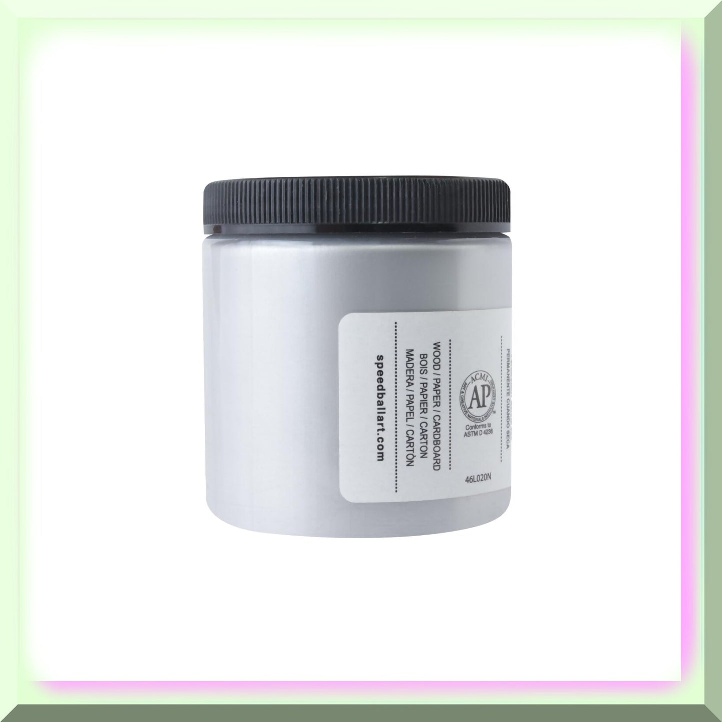 Silver Shimmer Acrylic Screen Printing Ink 8oz