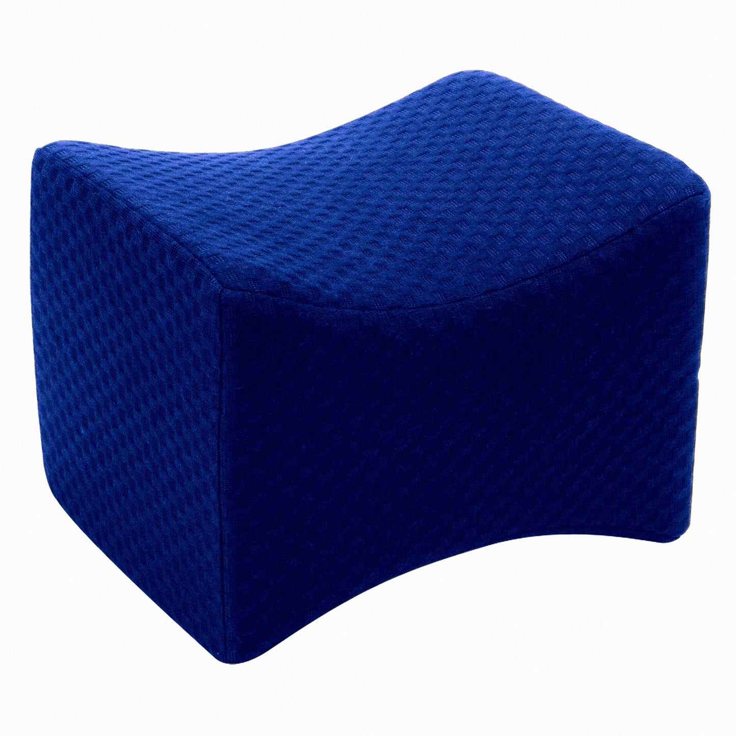 ErgoAlign Memory Foam Knee Pillow - Orthopedic Support for Side Sleepers, Back Pain Relief, Spine Alignment, Machine Washable Cover, Knee Wedge for Deep Sleep