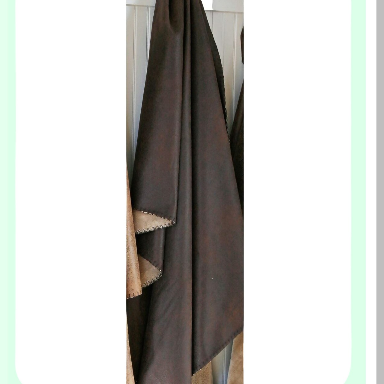 CozyWarm JT610 Ultra-Soft Brown Throw Blanket