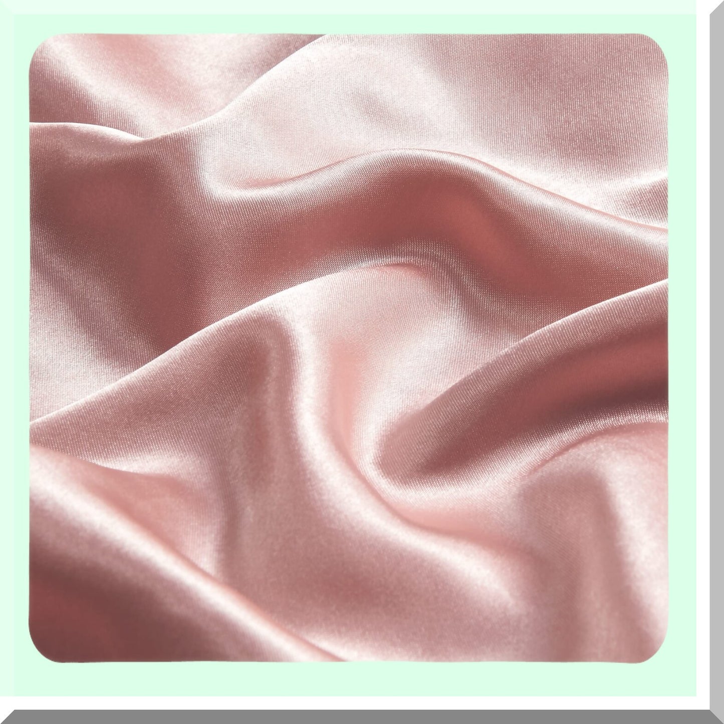 Luxury Silk Hair Pillowcase Set - Rose Pink Standard Size Pack of 4 - Super Soft Envelope Closure Cases 20x26 Inches - Haircare Essential for Beauty Sleep
