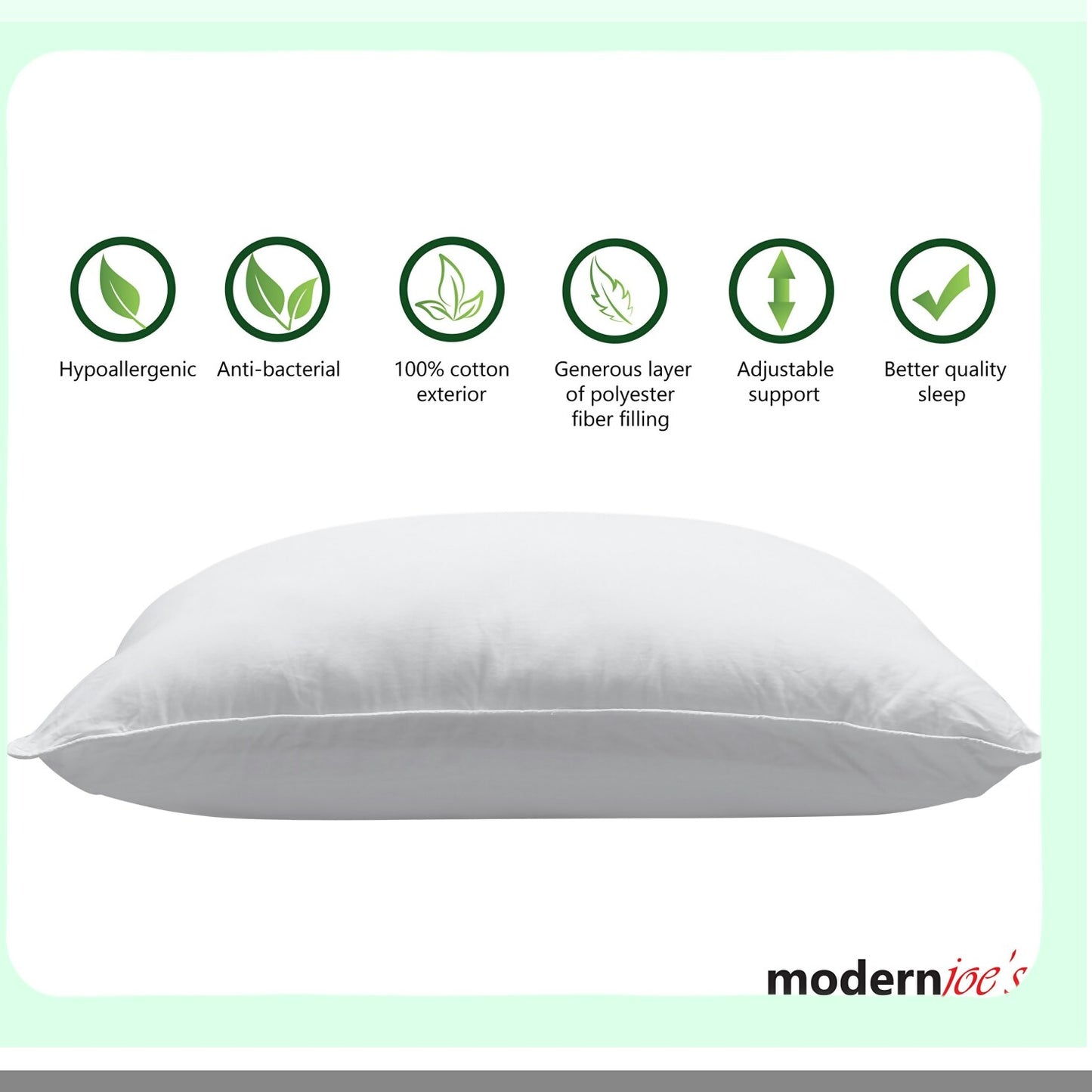 Royal AquaDream Adjustable Waterbase Pillow - Queen Size (20x28) Luxurious Fiber Fill - Ultimate Comfort and Support for a Restful Sleep