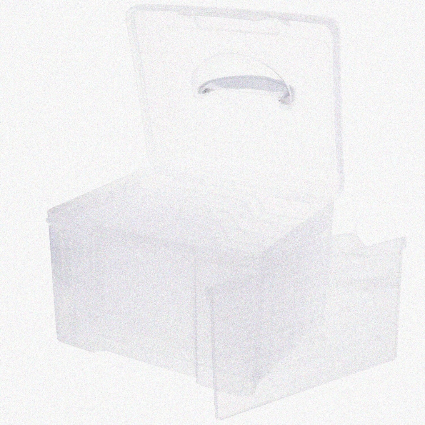 Greeting Card Storage Box with 6 Adjustable Dividers