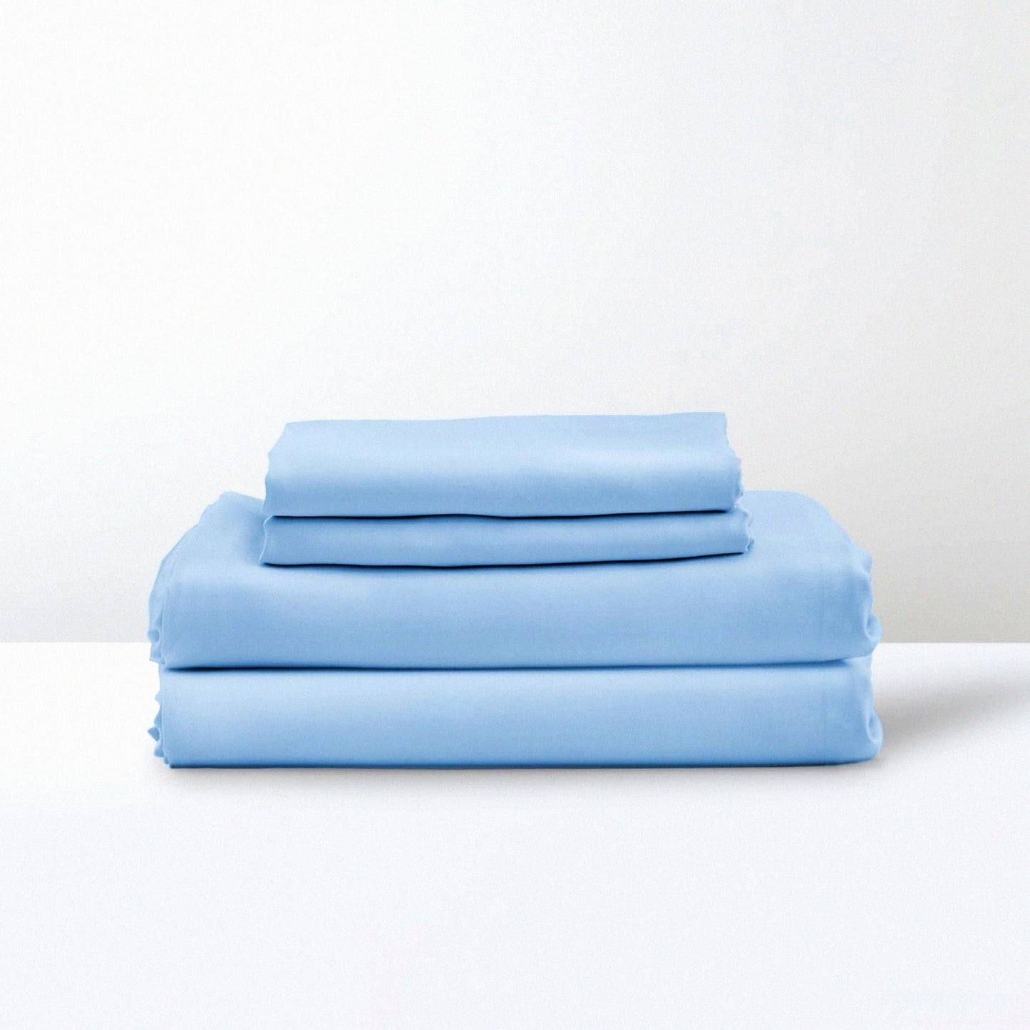 EcoLux Eucalyptus Bliss 4pc Sheet Set - Silky Soft Tencel Lyocell Sheets in Teal Blue - Deep Pocket Luxury Bedding Gift Box - Fits up to 14"