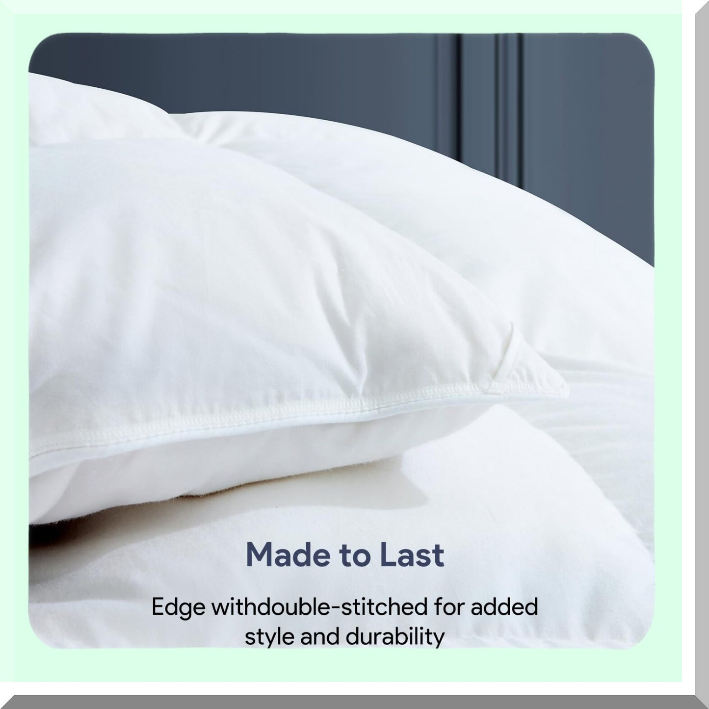 All Season White Down Comforter - Ultra Soft Queen Size Duvet Insert with Fluffy 100% Cotton Cover - 90 x 90 Inches - Cozy Comfort for Queen Bed