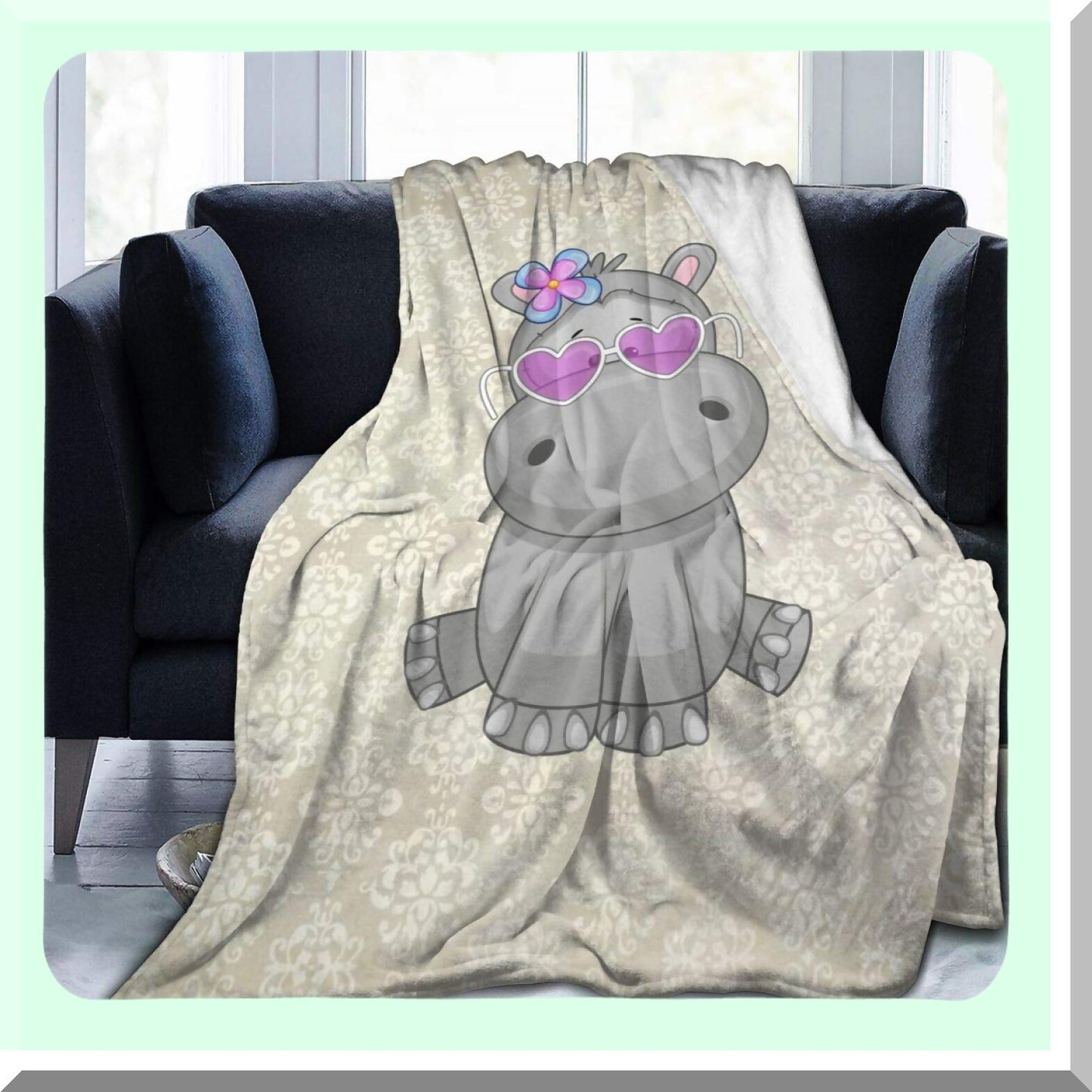 CozyHeart Ultra Soft Flannel Fleece Blanket - All Season Lightweight Warmth for Living Room/Bedroom