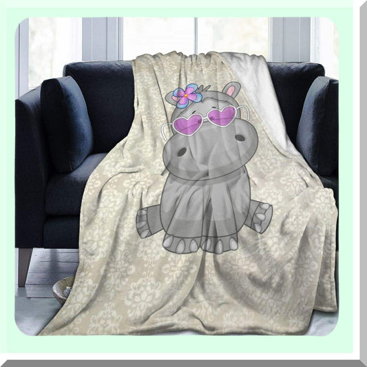CozyHeart Ultra Soft Flannel Fleece Blanket - All Season Lightweight Warmth for Living Room/Bedroom
