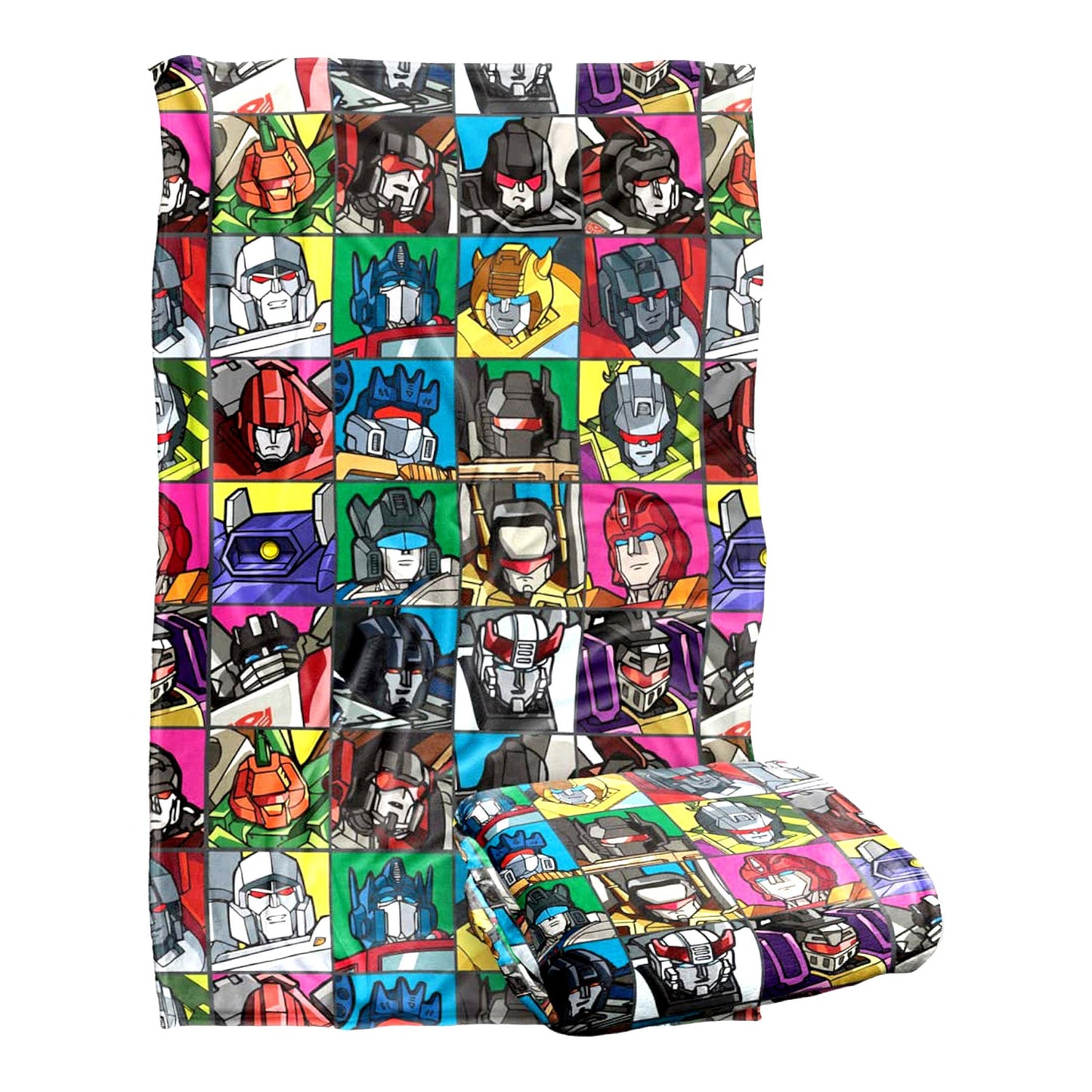 SilkySoft Squares Throw Blanket - Ultra Plush 36" x 58""